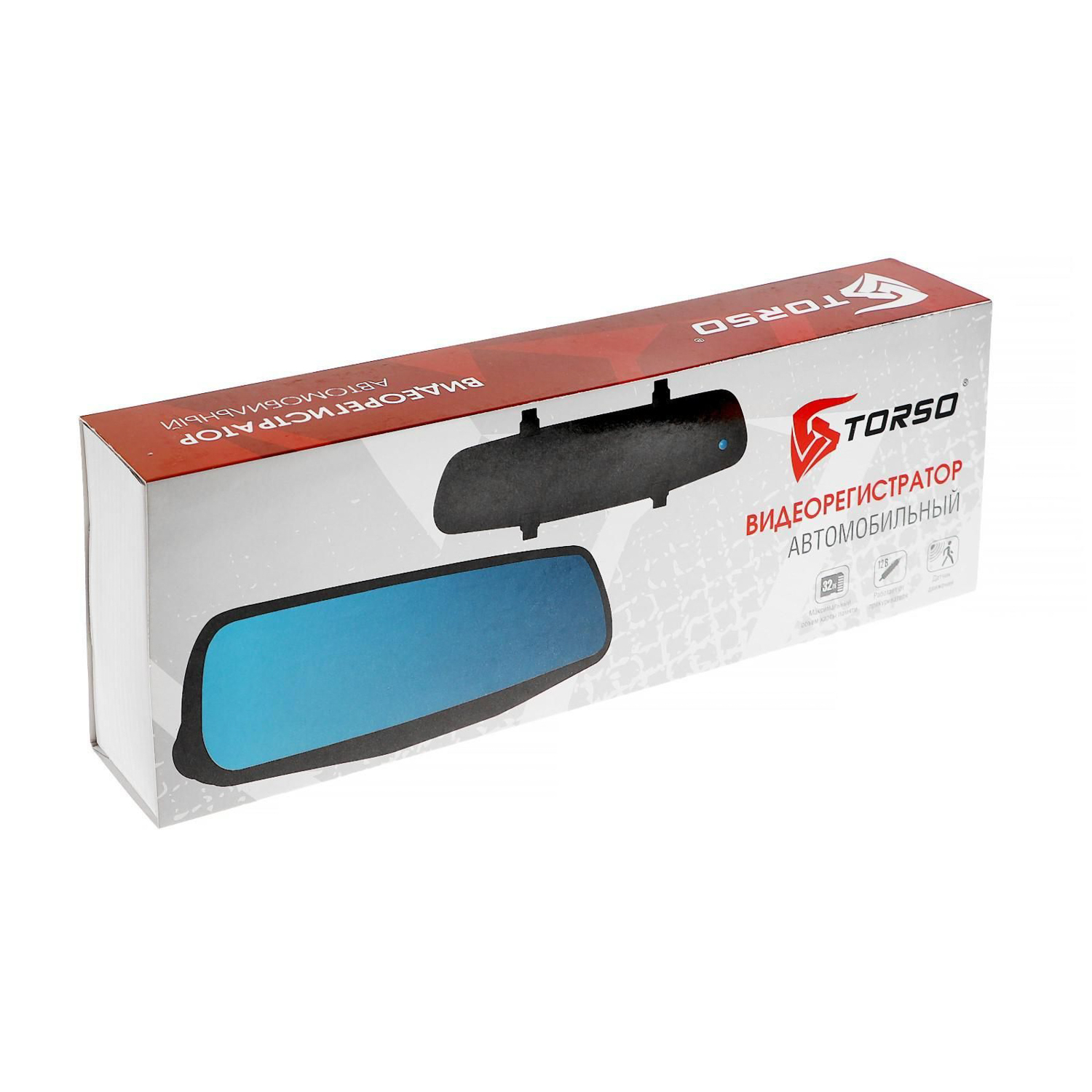 яяяВидеорегистратор TORSO, 2 камеры, HD 1080P, TFT 4.3, обзор 120° 3009077