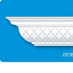 Плинтус потолочный ЛАГОМ 206049 2м *52