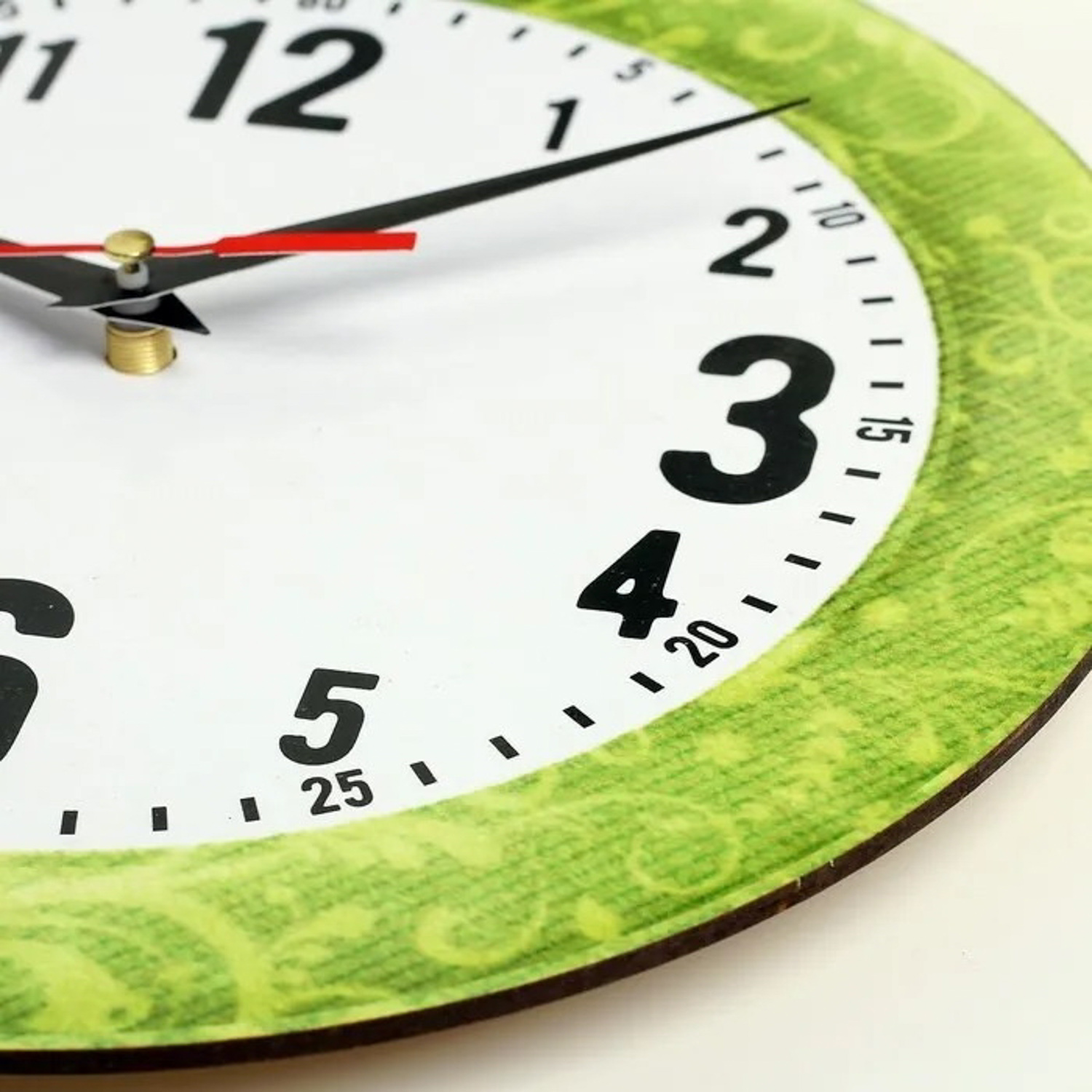 Часы настенные классика, круглые 24 см  микс 3640623