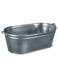 Ванна металл. оцинкованная 60л 83,5х47,5х27см (Лысьва) *1/4