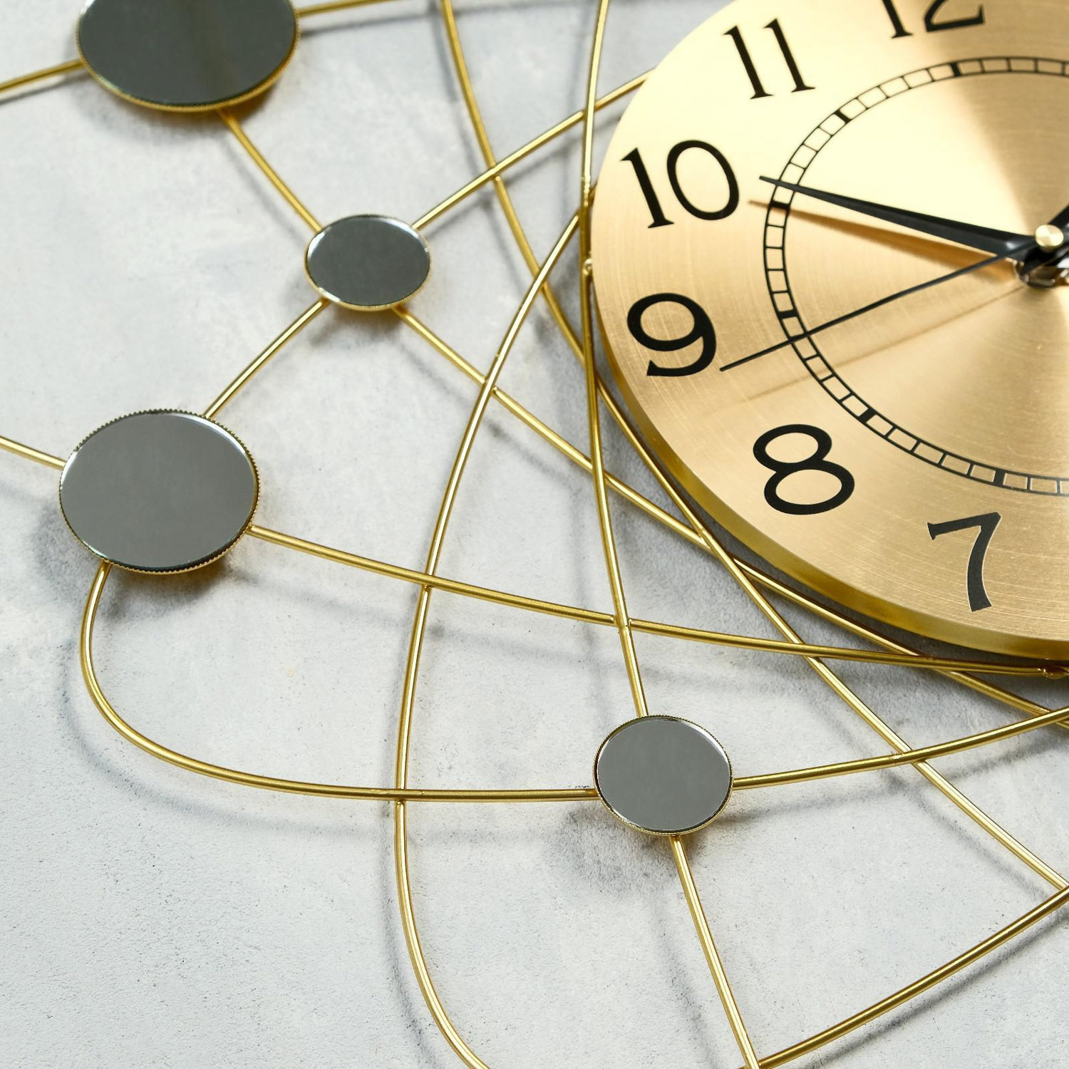 Часы настенные, серия: Ажур, "Носталия", d-60 см, циферблат 22 см 5373660