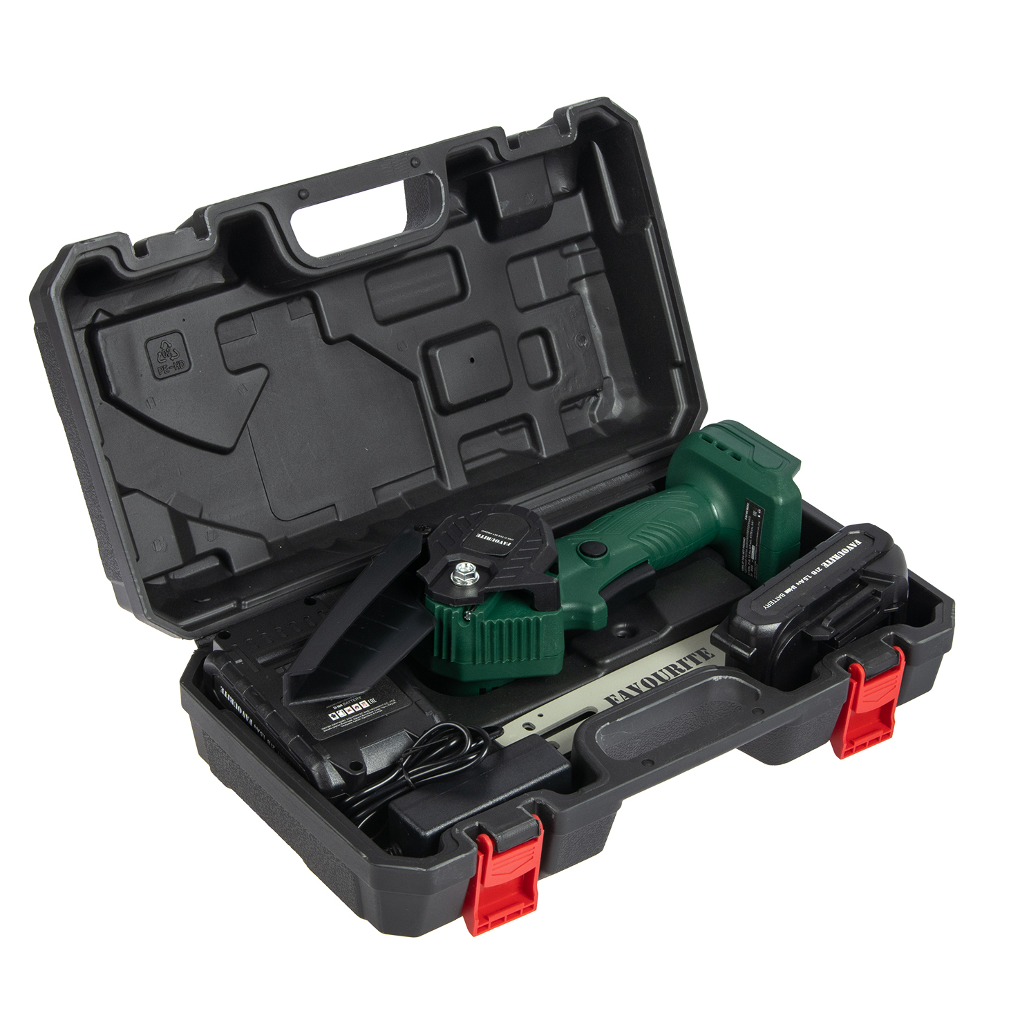 Пила цепная аккумуляторная 21В 1,5Ач Li-Ion шина15см цепь37зв OBS 21 TG6 SET PROMO FAVOURITE *1/8