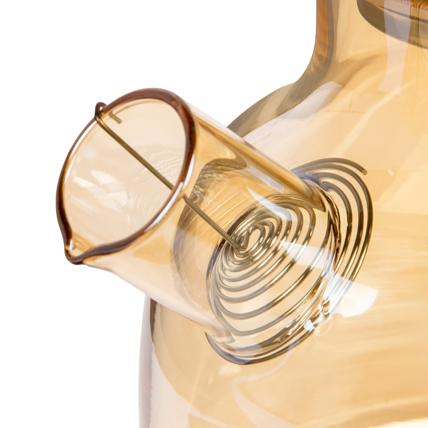 Чайник заварочный жаропрочное стекло 800мл нерж. крышка, фильтр-пружина (BF-511) "Barouge" *1/48