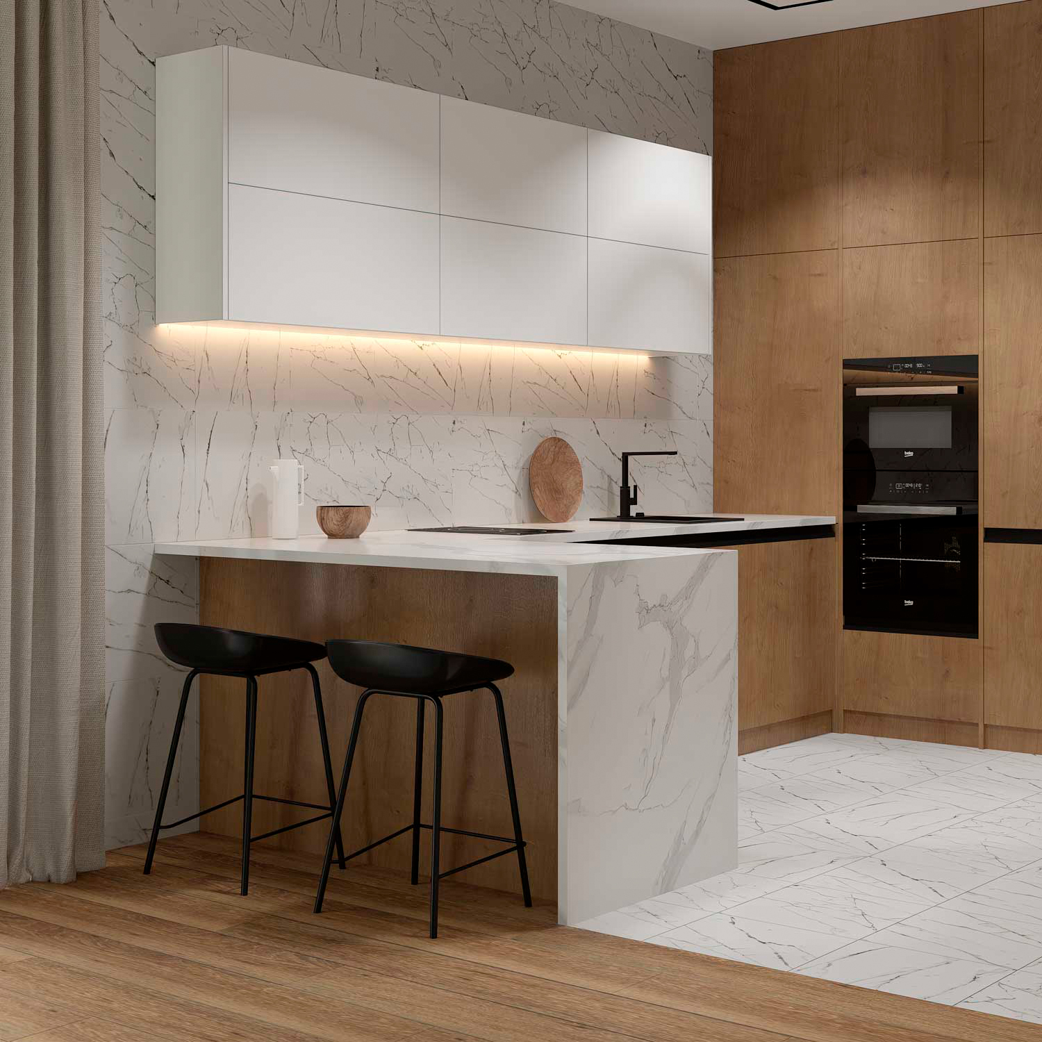 Плитка напольная Рим т.калакатта 400*400*9 (0,16*10=1,6*48=76.8) Axima