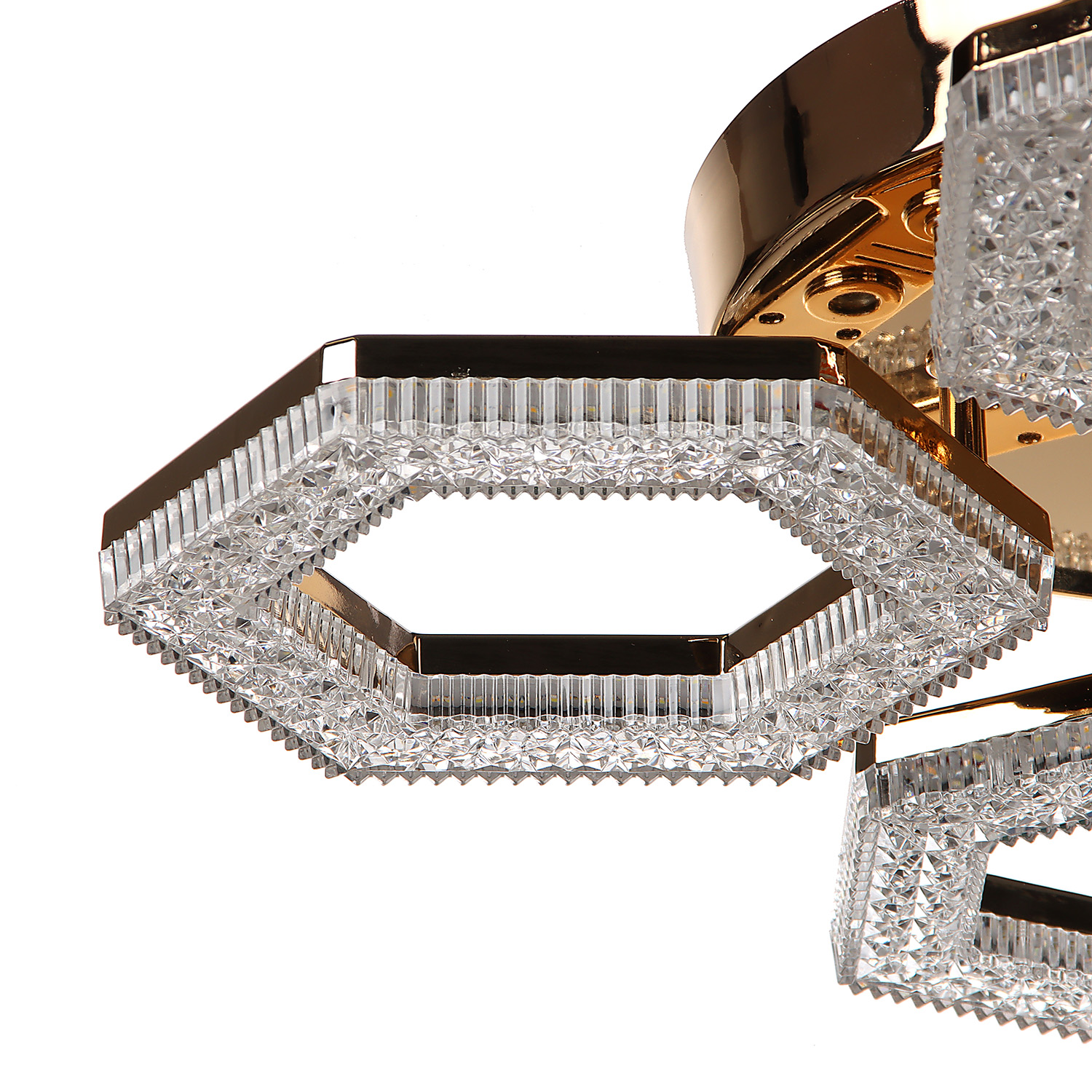 Светильник потолочный светодиодный YH1234/4 FGD 4*48W LED 3000-6500К (d-500; h-100) пульт VERNER LIGHTING *1