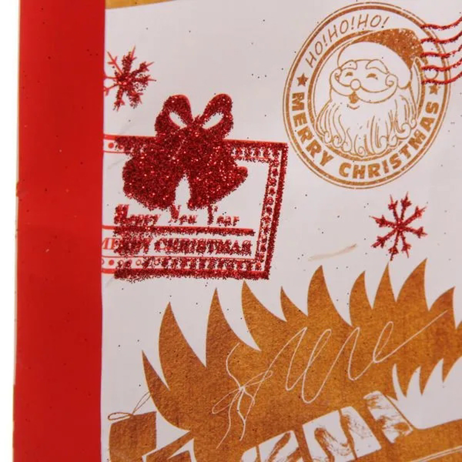 Пакет под бутылку «Новогодняя посылка», 12.5х36х8.5 см