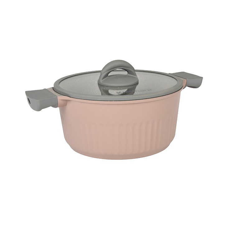 Кастрюля алюмин. антипригарная "Kukmara" "Stella" Cappuccino 3,2л Стекл.кр. кск32а *1/3