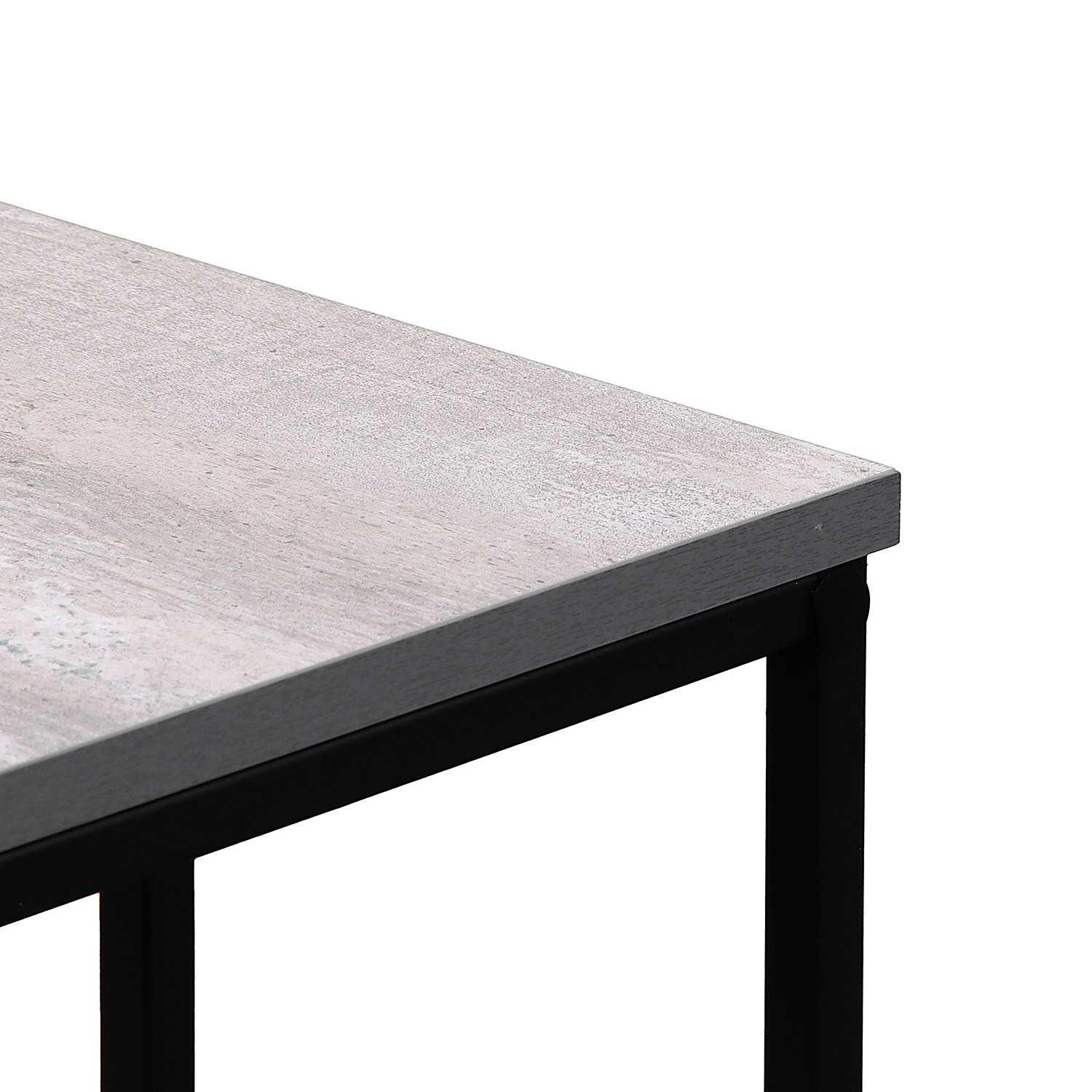 яяяСтолик журнальный приставной к дивану БЕТОН ПАЙН темный *1