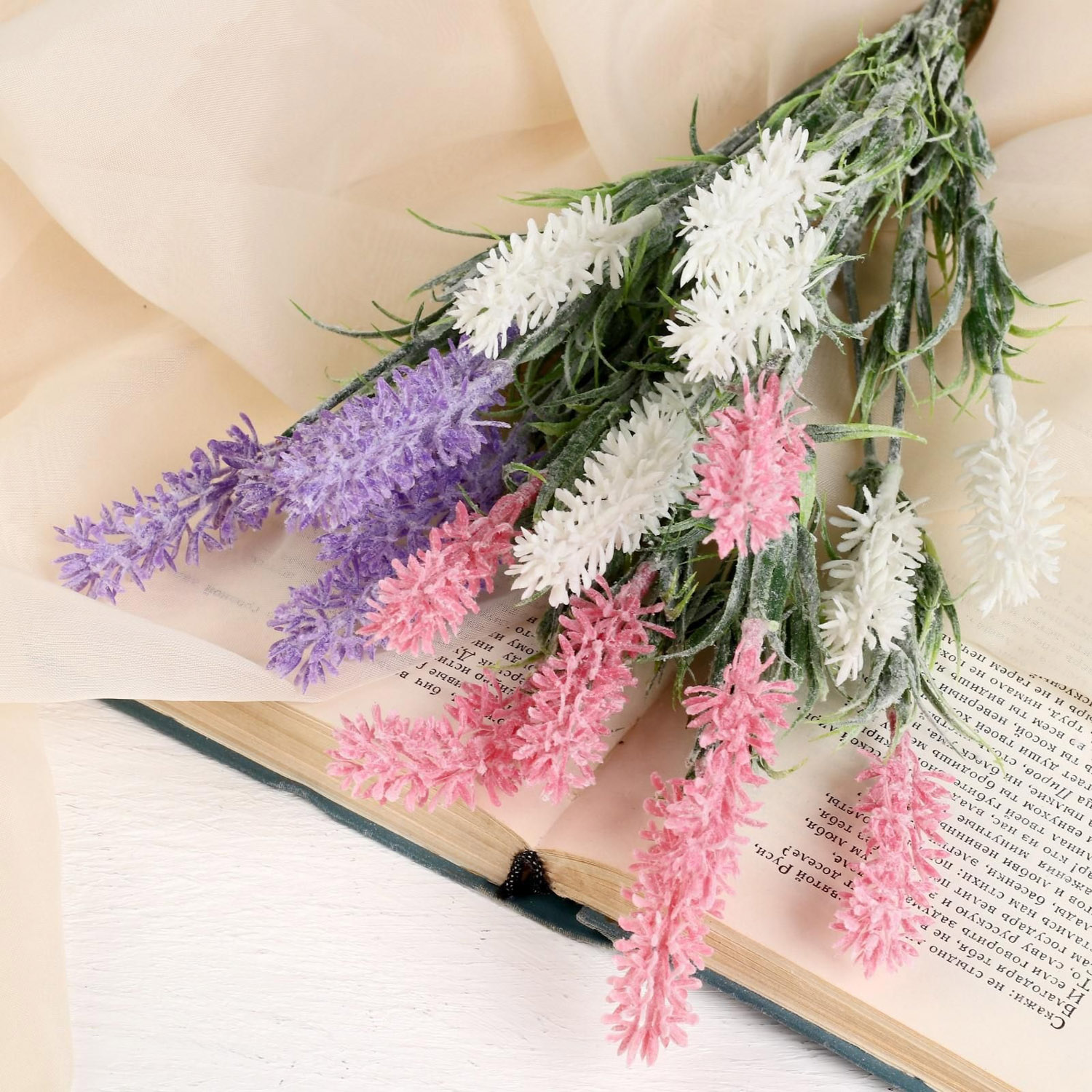 Букет "Кипрей" 26 см, микс (с напылением)   3543988