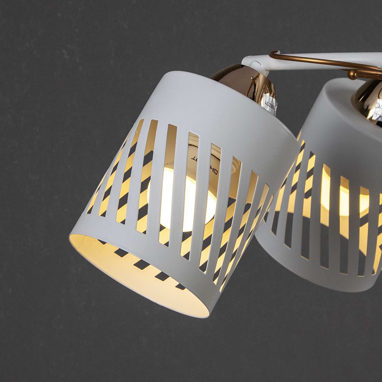 Люстра 08235-0.3-05 WT+FG 60Вт S=30м2    *2