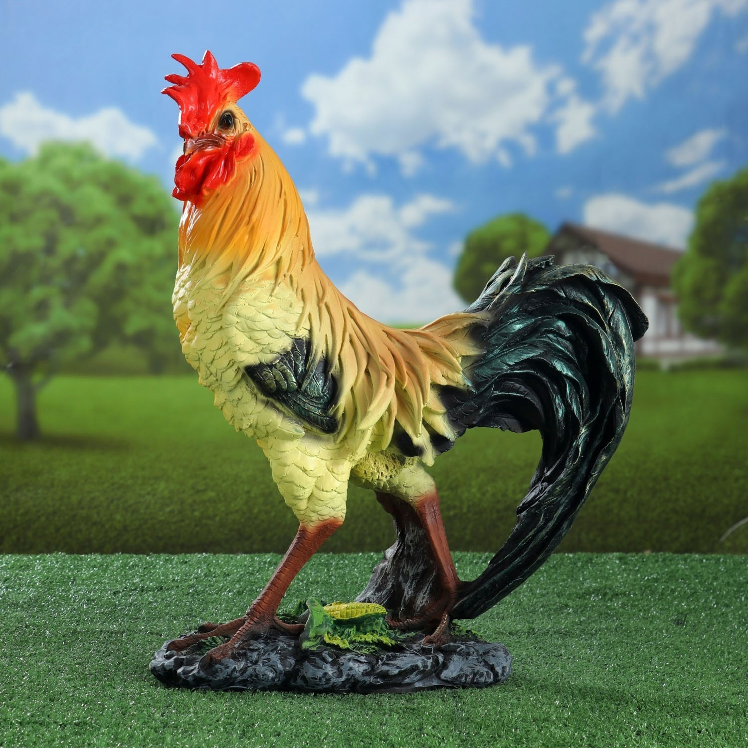 Садовая фигура "Петух Испанский" 40х22х53см   1134653