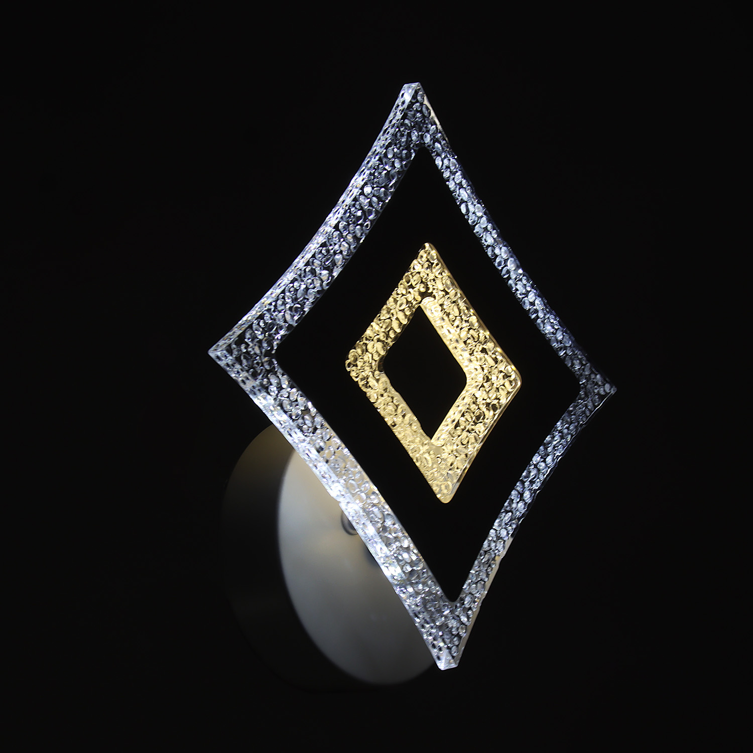 Бра YH567/1W WT 19W LED 220V 3000К-6500К (h=65, w=245, l=250) б/пульта VERNER LIGHTING *1