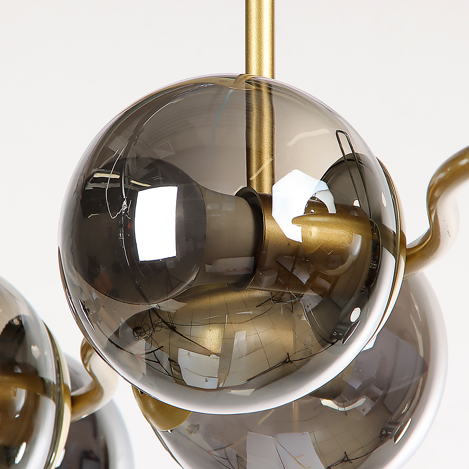 Люстра N36363/6 GD 6*40W E27 220V (l-950; w-250; h-350)  VERNER LIGHTING *1