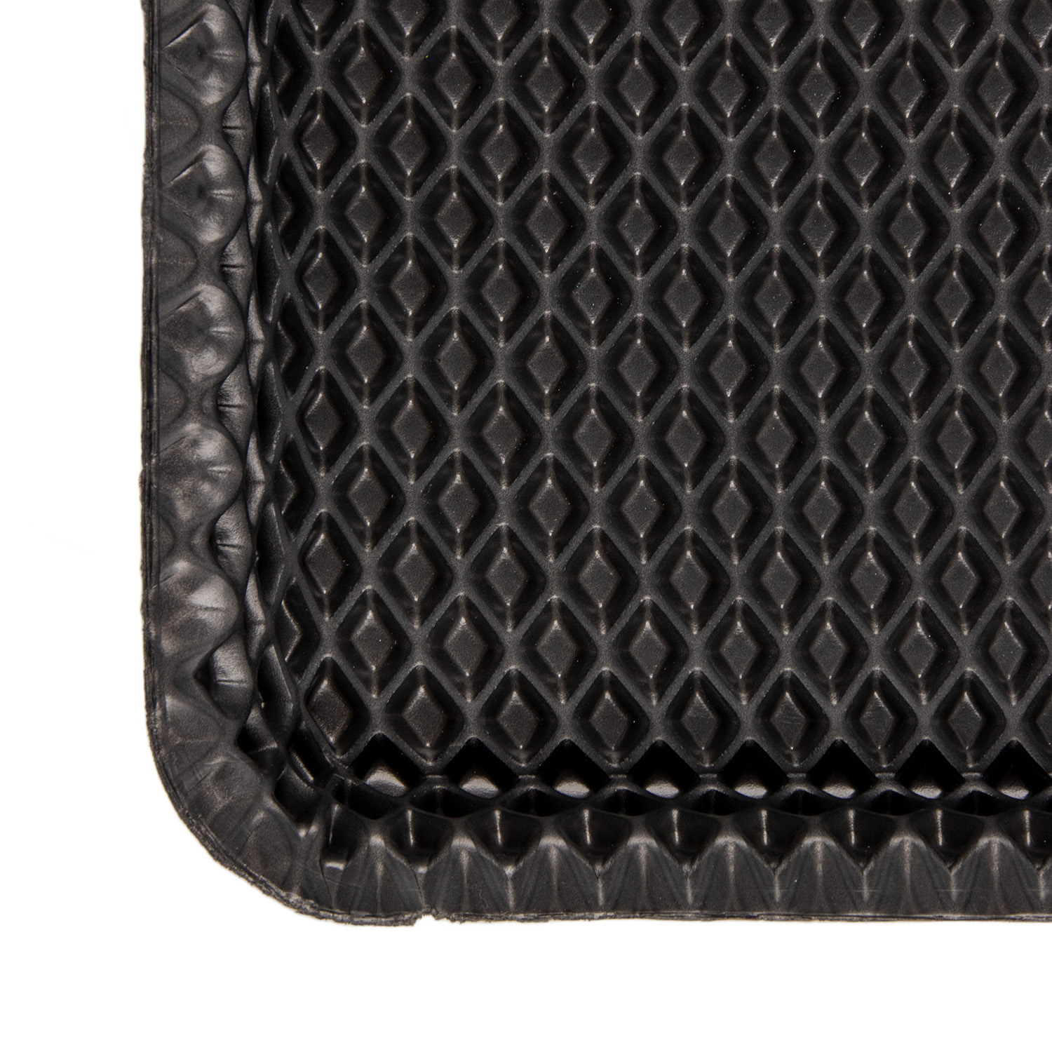 Лоток для обуви 31*51*1 см ЭВА "РОМБ" серый (арт.423)  *1/20