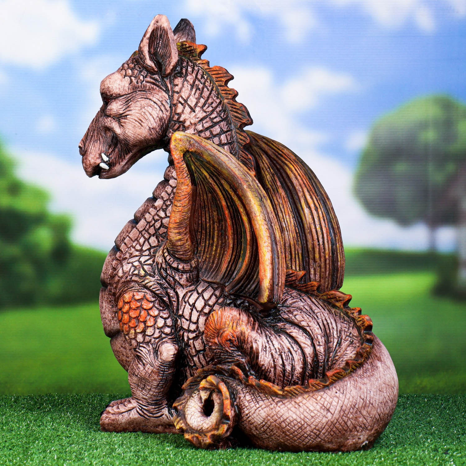 Садовая фигура "Дракон" 45х38х23см 9100178