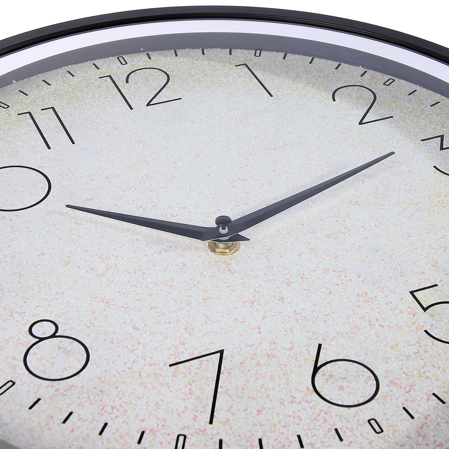 Часы настенные интерьерные «Блестки», плавный ход, d-35 см 10766283