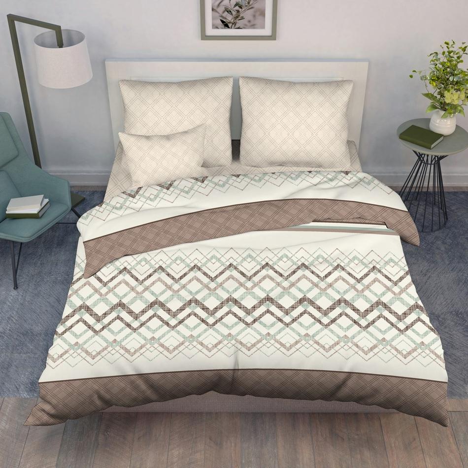 Постельное белье 1,5сп бязь Василиса 9214/1 Талисман, наволочки 70*70 - 2шт *1/6