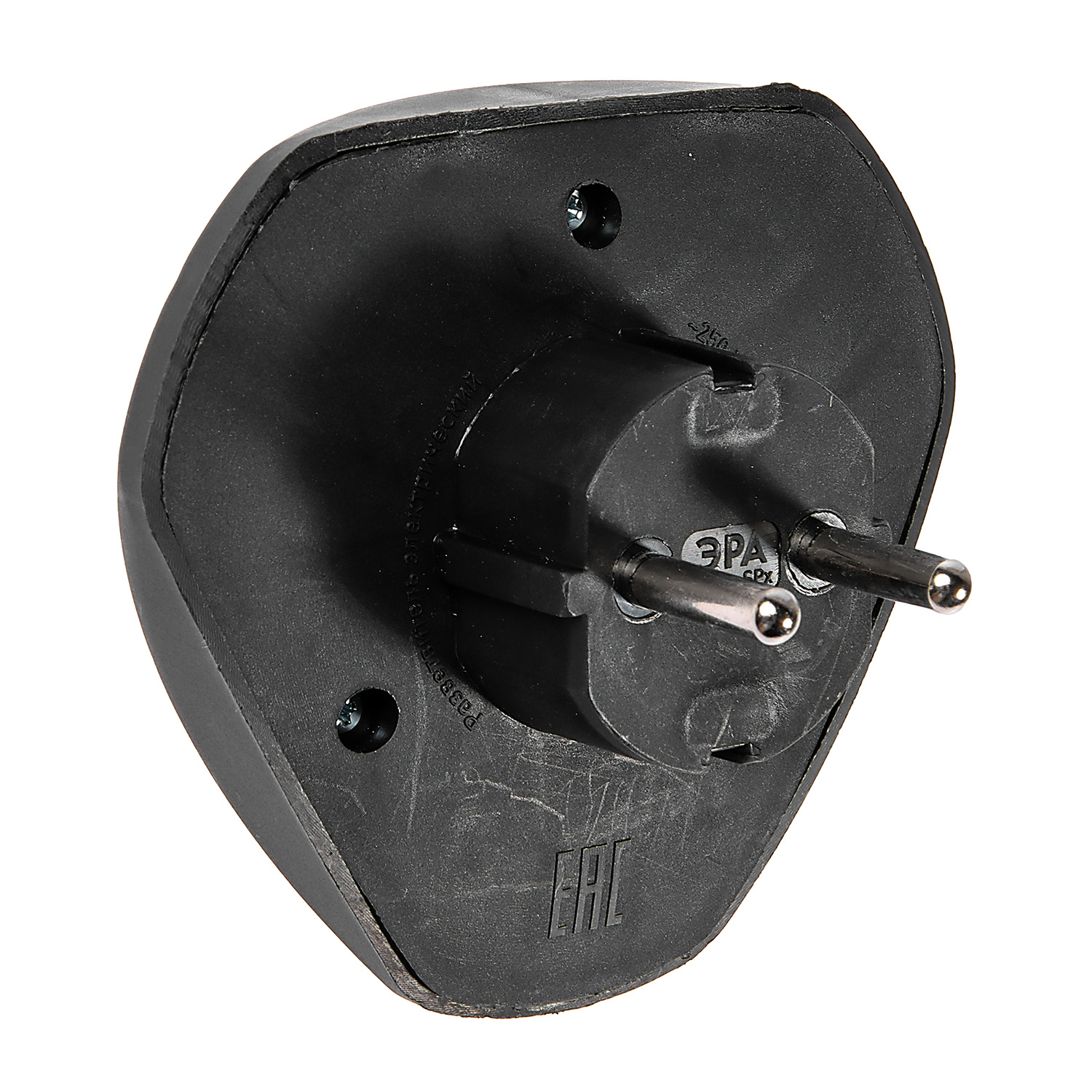 Разветвитель 3 розетки б/з 10А ЧЕРНЫЙ ЭРА SPx-3-B *1/10/60