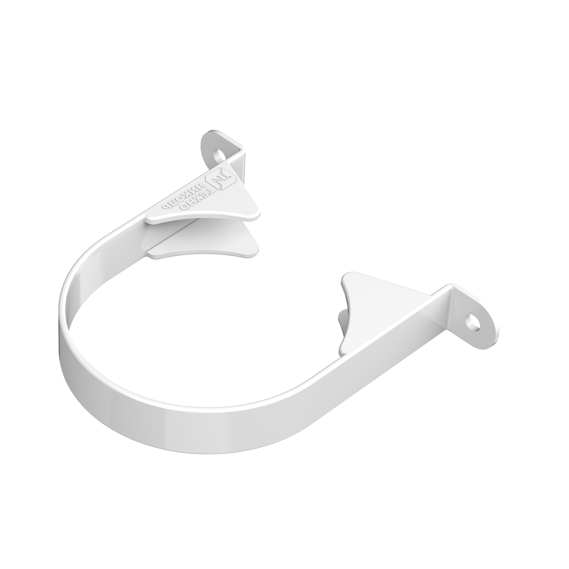 Хомут трубы 80 мм ТехноНиколь, белый