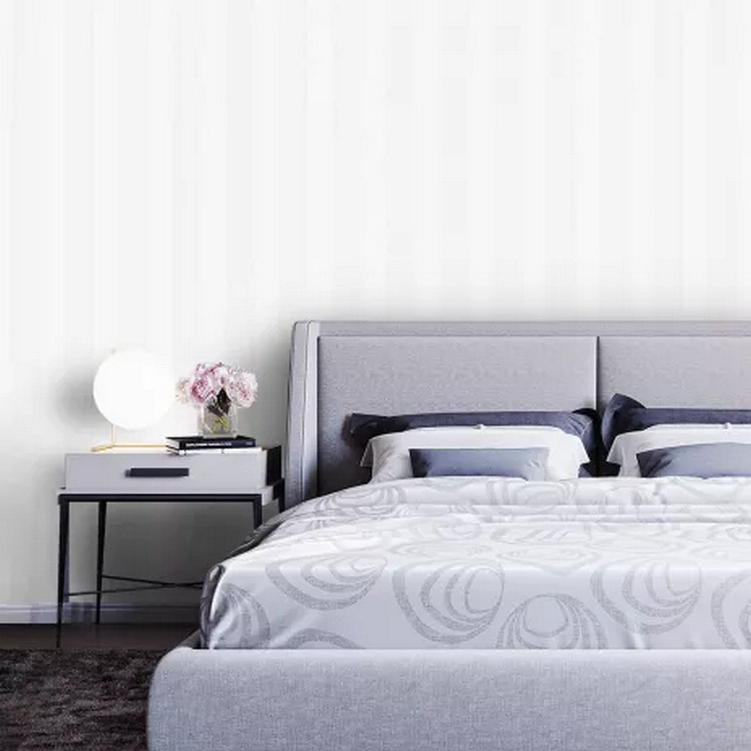 яяяОбои флиз "AS Палитра" Аспект  Амина фон (бел.) 70623-11 1,06*10м *1/6