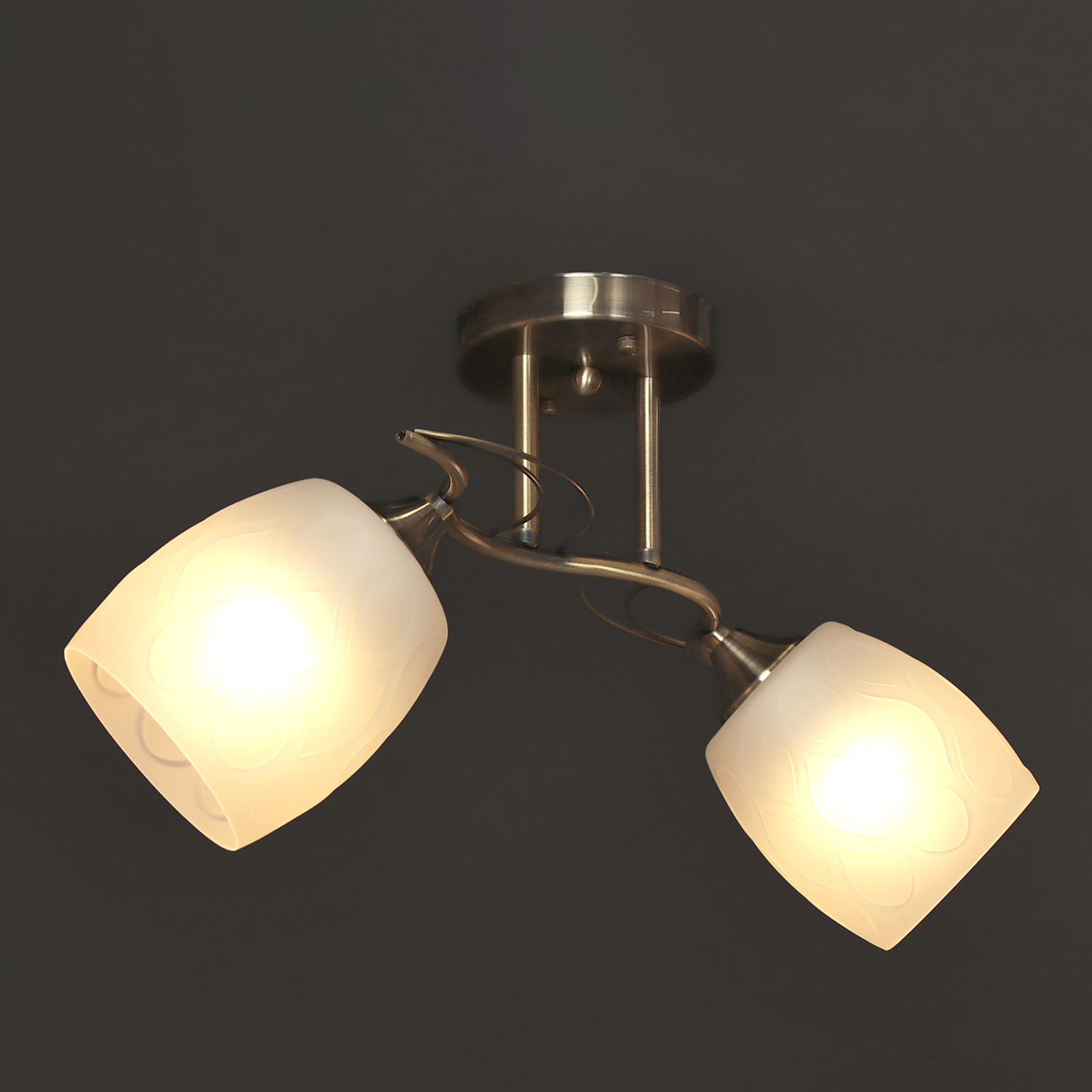 Люстра N5465/2 2*40W  E27 (L-490; w-180; h-270)  VERNER LIGHTING *1