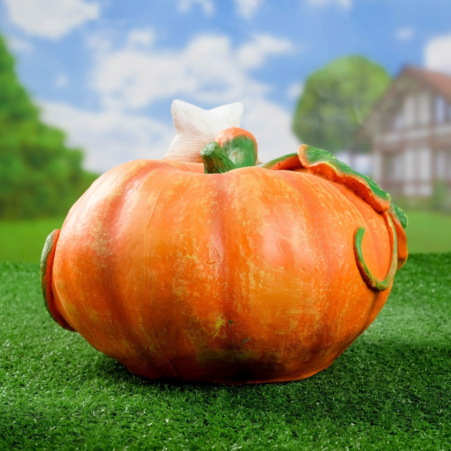 Садовая фигура "Тыква" 28х30х23см   1259536