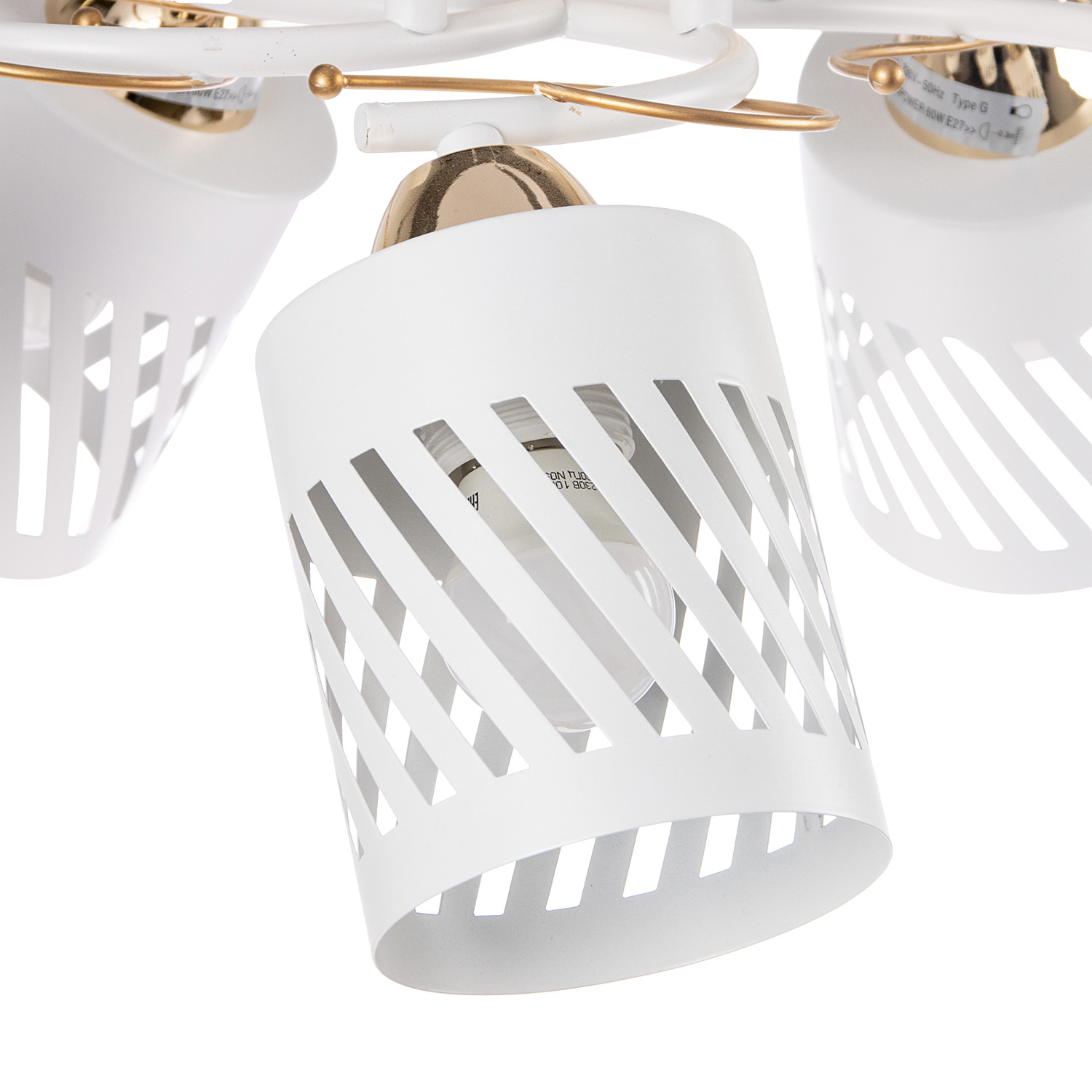 Люстра 08235-0.3-05 WT+FG 60Вт S=30м2    *2