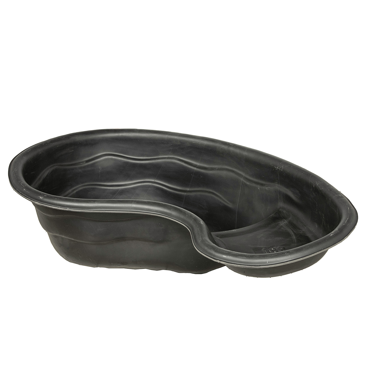 Пруд пластиковый 1800х1100 мм, глубина 450 мм, черный