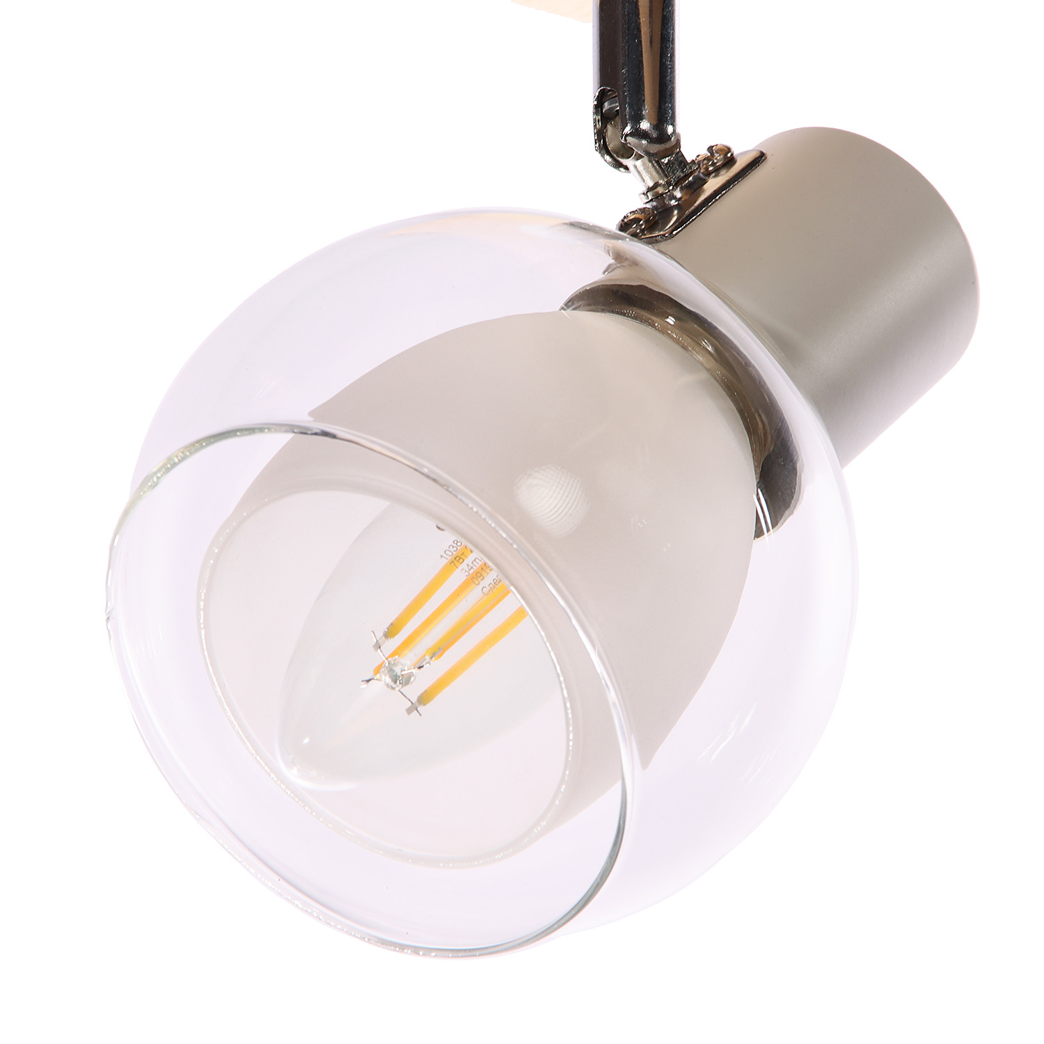 Светильник настенный (спот) N5105/2 WT+WOOD Е27 1*40Вт ( l=420;w=100;h=170)  VERNER LIGHTING *1