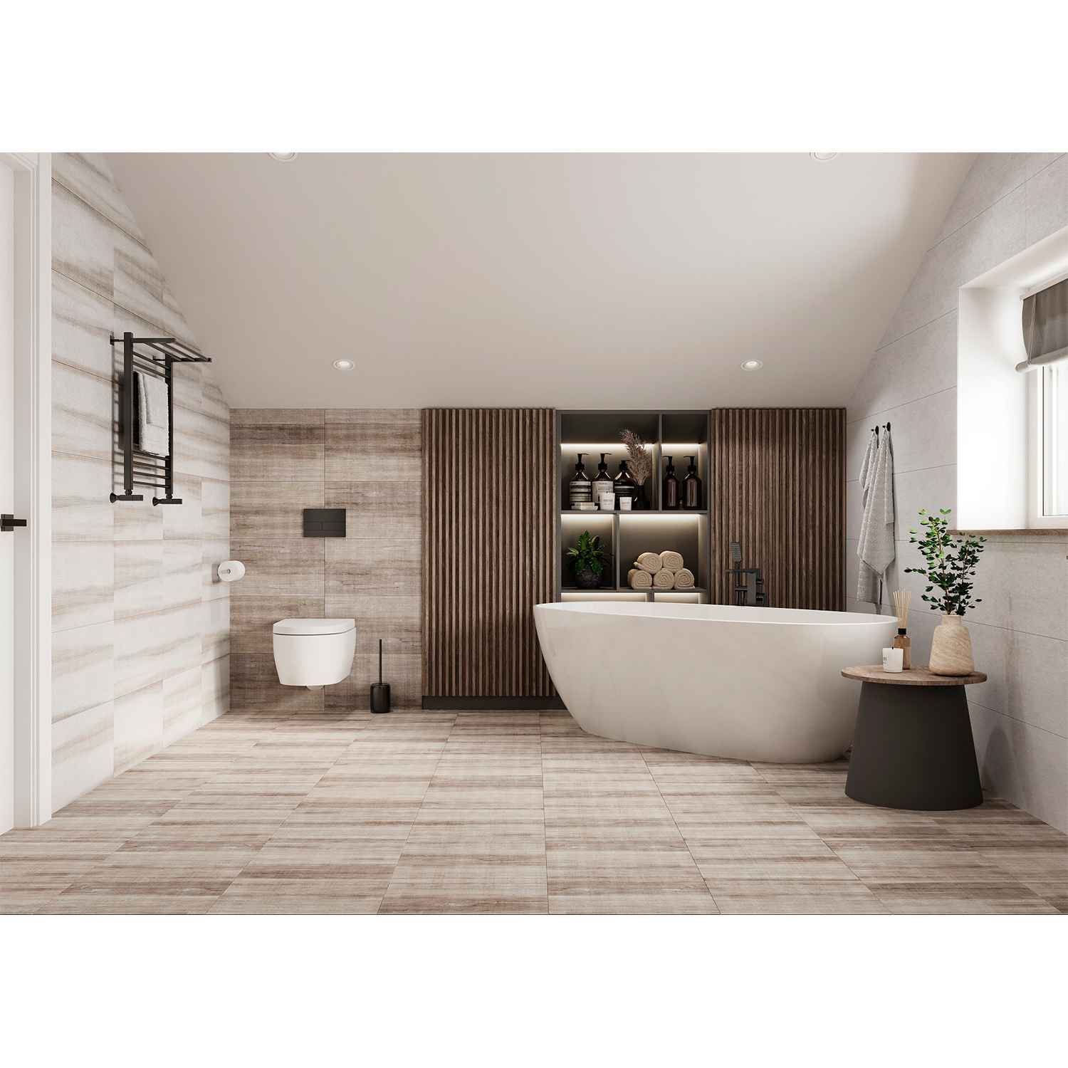 Плитка напольная Grunge дымчатая 418*418*8 (0,175*8=1,40*62=86,8) Березакерамика