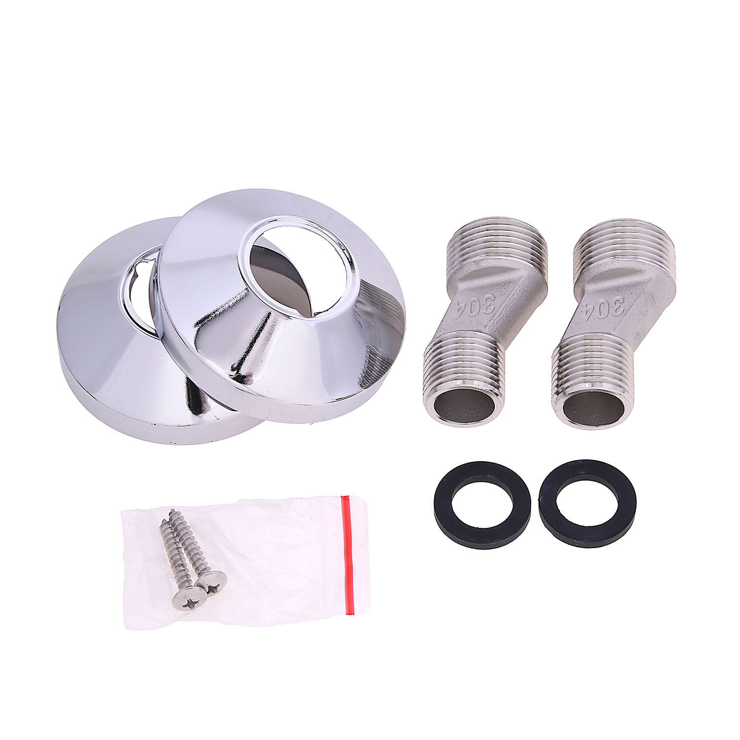 Смеситель для ванны Milardo Stripe, короткий излив, однорычажный, с лейкой