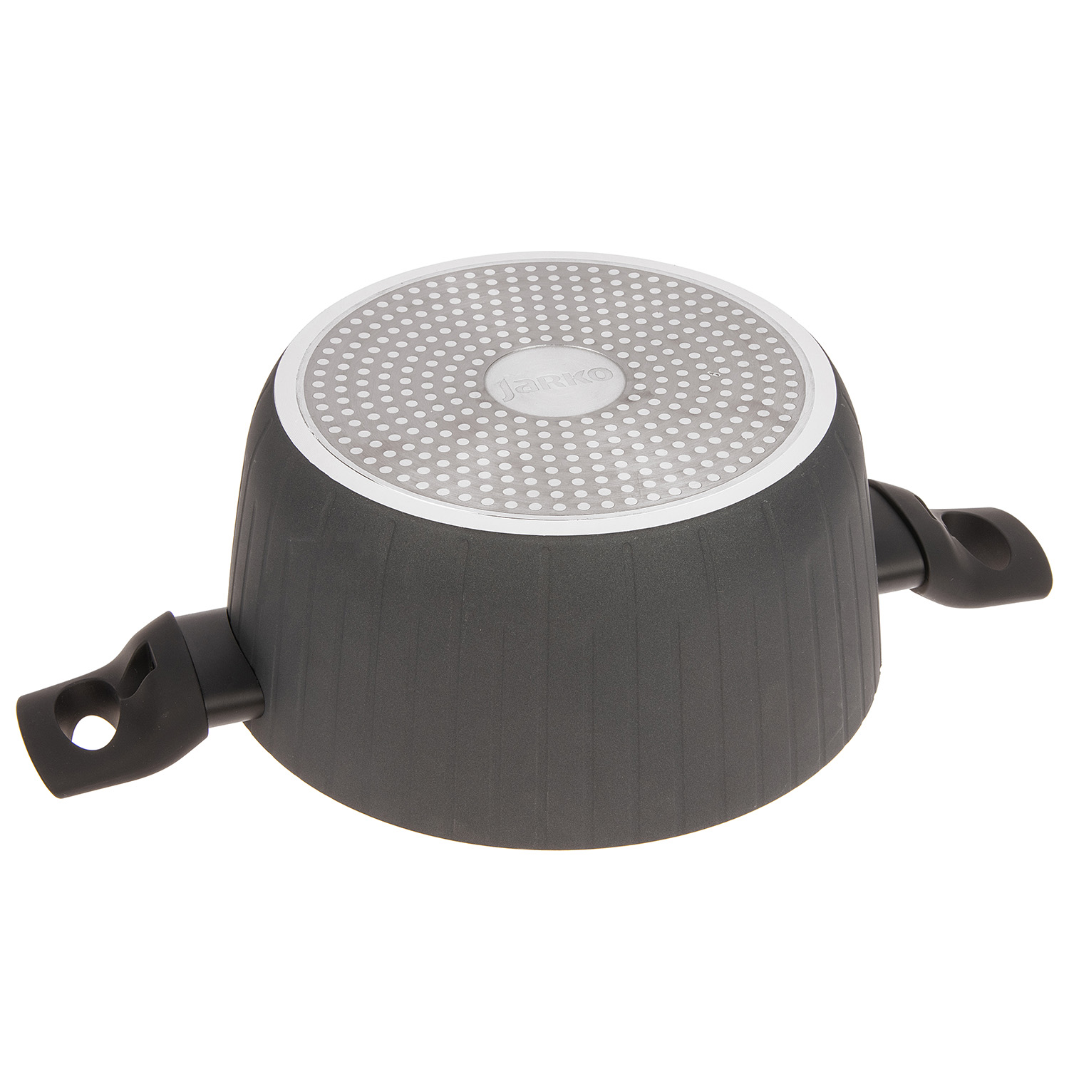 Кастрюля алюм.а/приг. Jarko "Terra" д/ИНДУКЦ.плит 4,4л d24см Стек.кр. JTr-224-11 *1/4