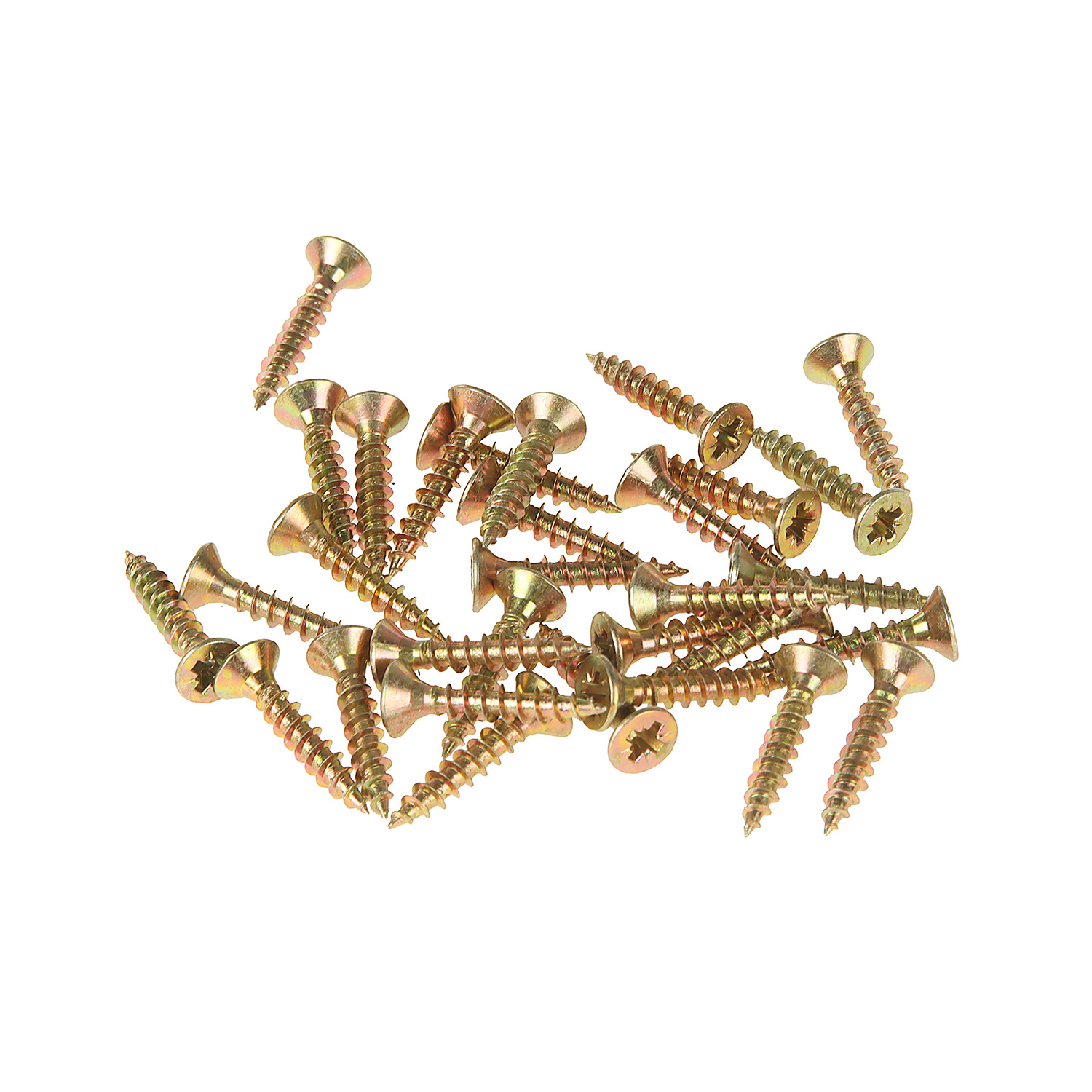 Шурупы жёлтые BROZEX пакет 3,5*20 (30шт) *10/100