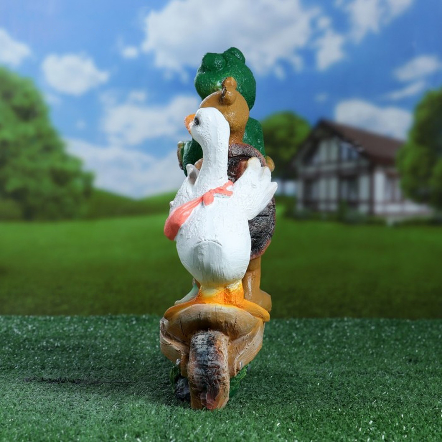 Садовая фигура "Зверюшки на самокате"   4074860