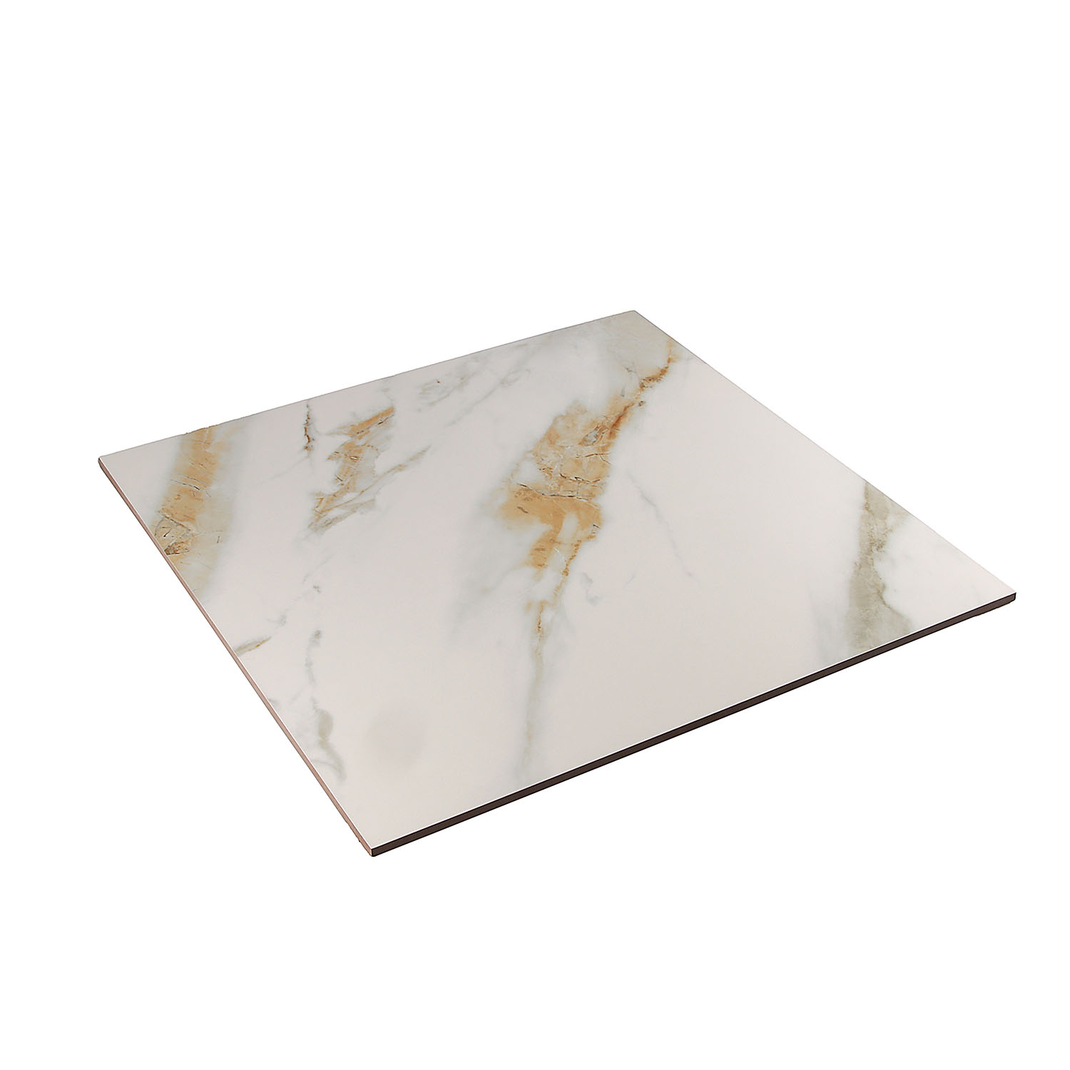 Керамогранит 1.44 м² Global Tile Calacatta Royal GT60600103MR, 600x600x9.5 мм, глазурованный, белый