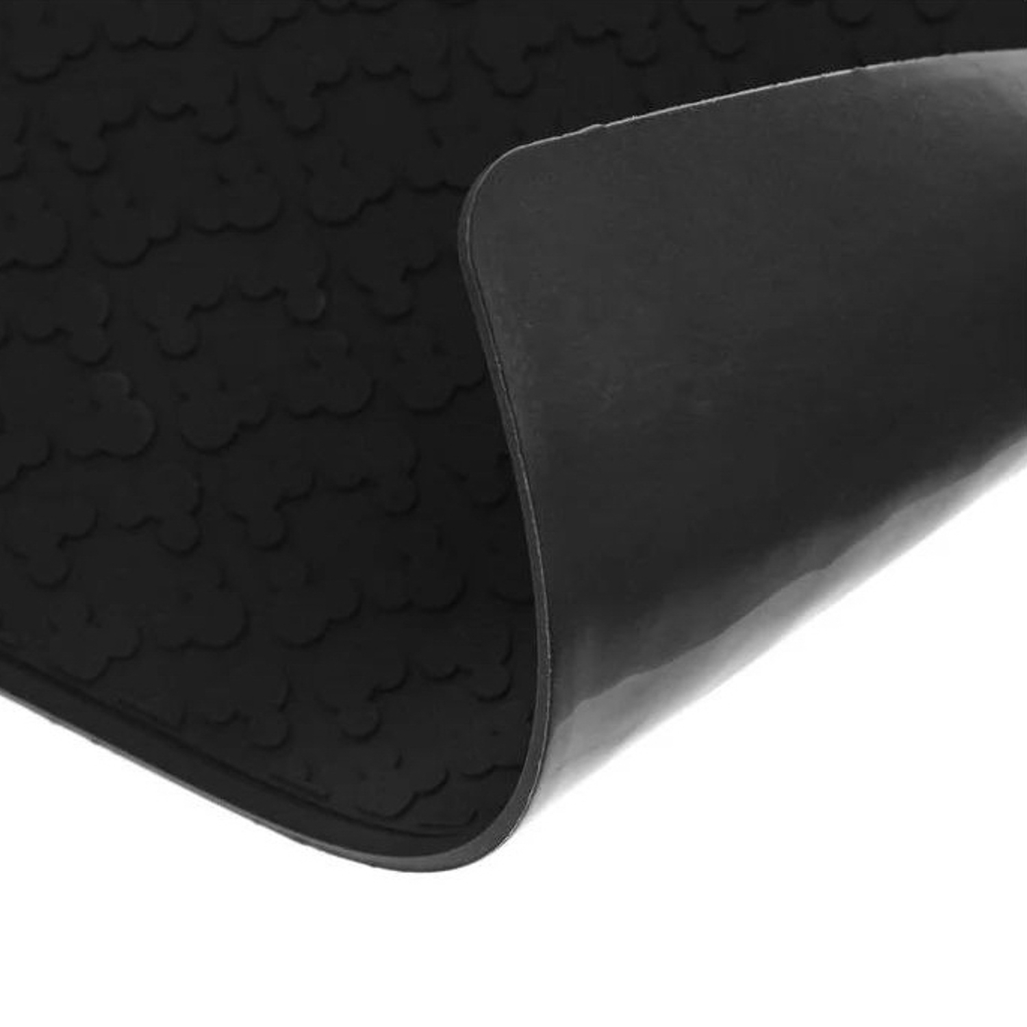 яяяКоврик противоскользящий 20×13 см, пиксели, черный   2831722