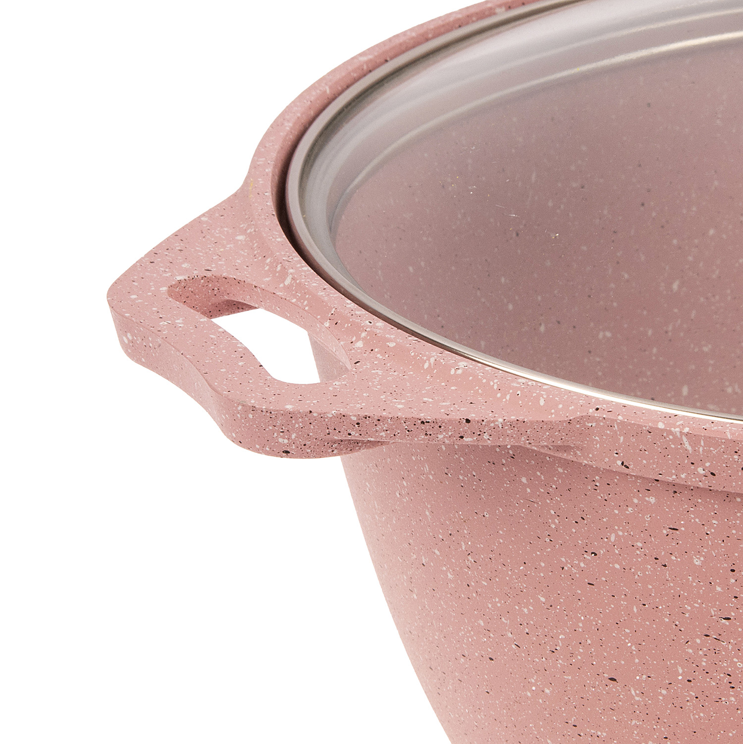 Кастрюля алюм. литая а/приг. Kukmara "Trendy style" Rose 3,0л Ст.кр. к31tsr *1/3