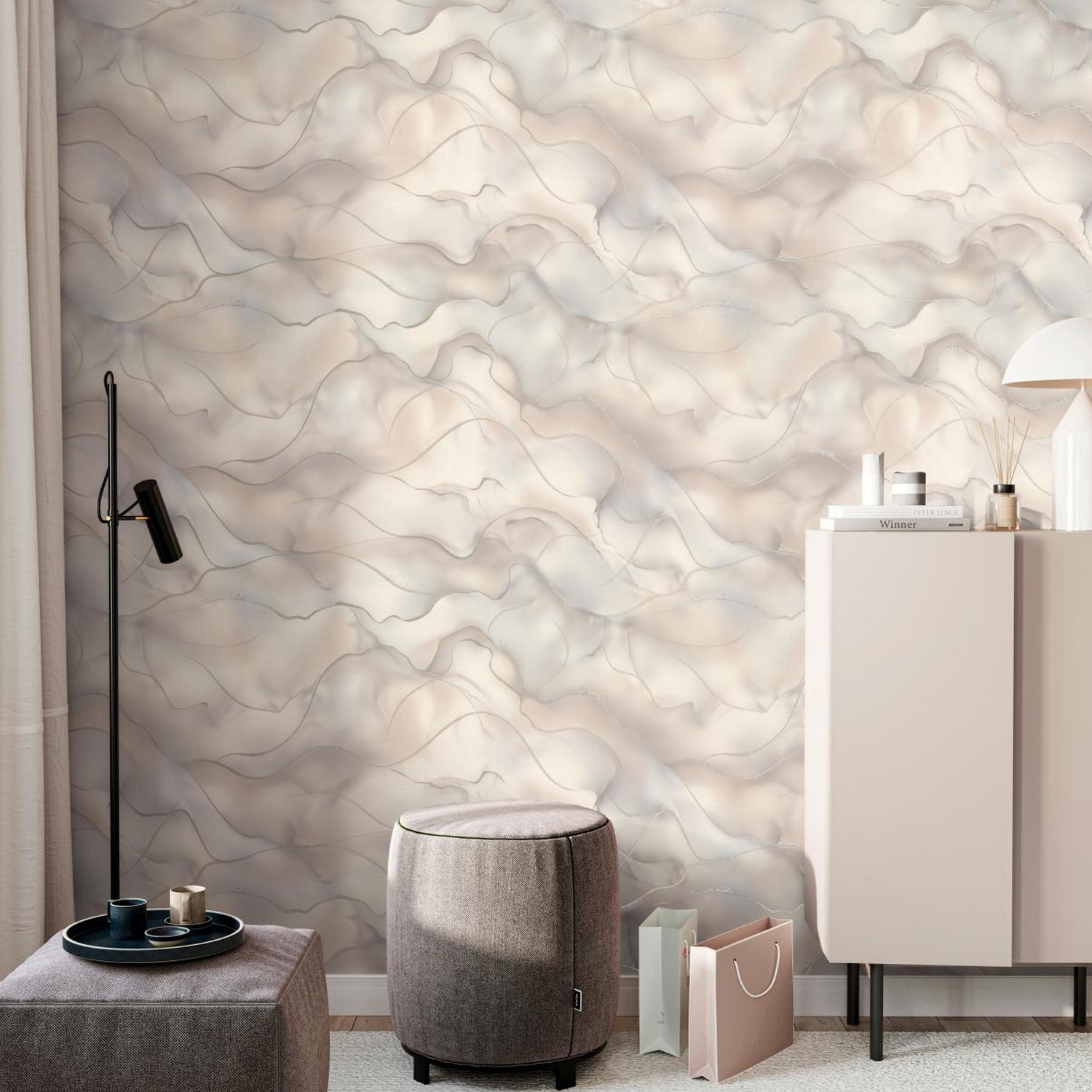 Обои флиз "Home Color" Winner (сер.) HC72451-24 1,06*10м*1/8