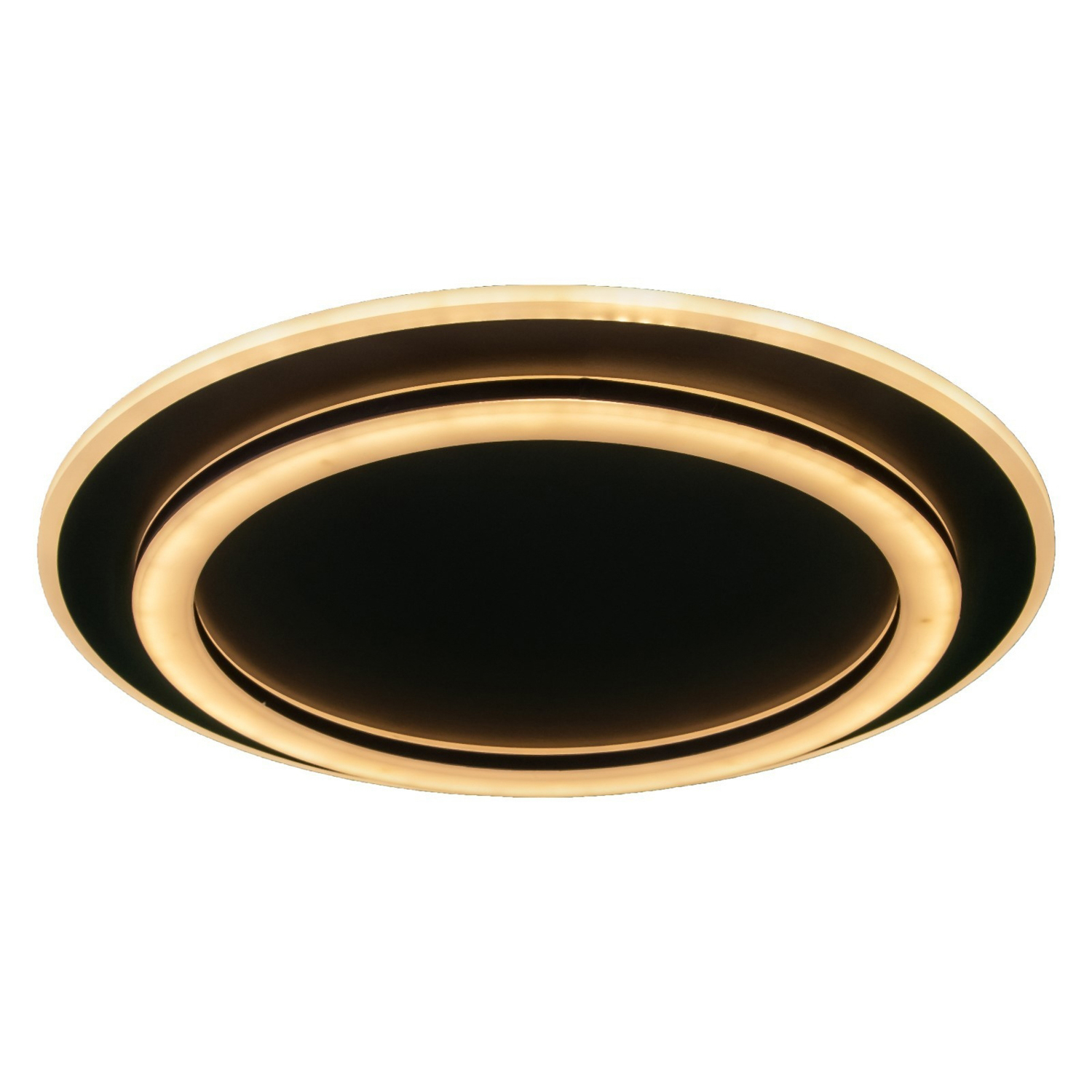 Люстра с ПДУ "Ринго" 2хLED 112Вт 3000-6000К черный 50х50х5 см BayerLux 7562831	 S=22м2  *1