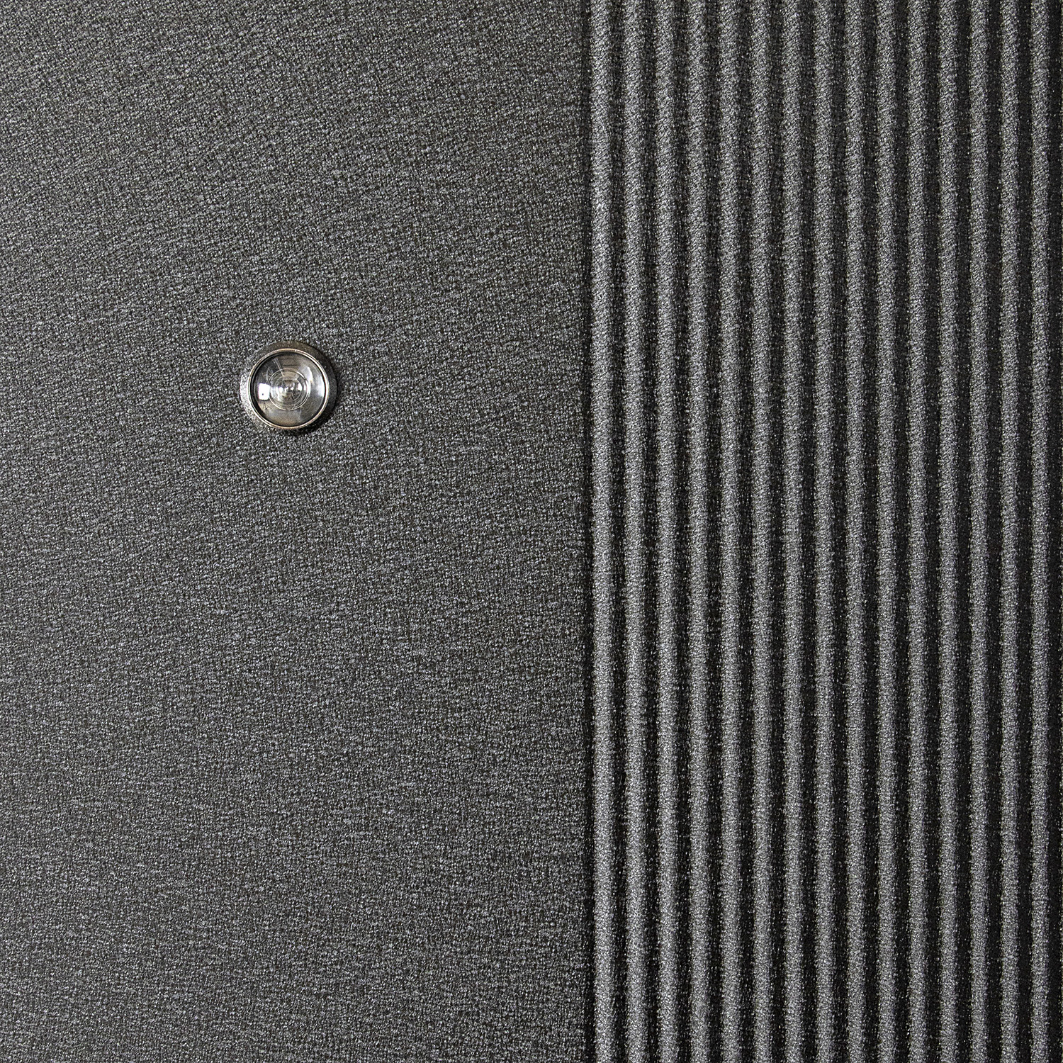 Дверь входная 2050х860х60 мм Двери Гуд М-2 GOODMAN, со стеклом, правая, черный шелк/белый