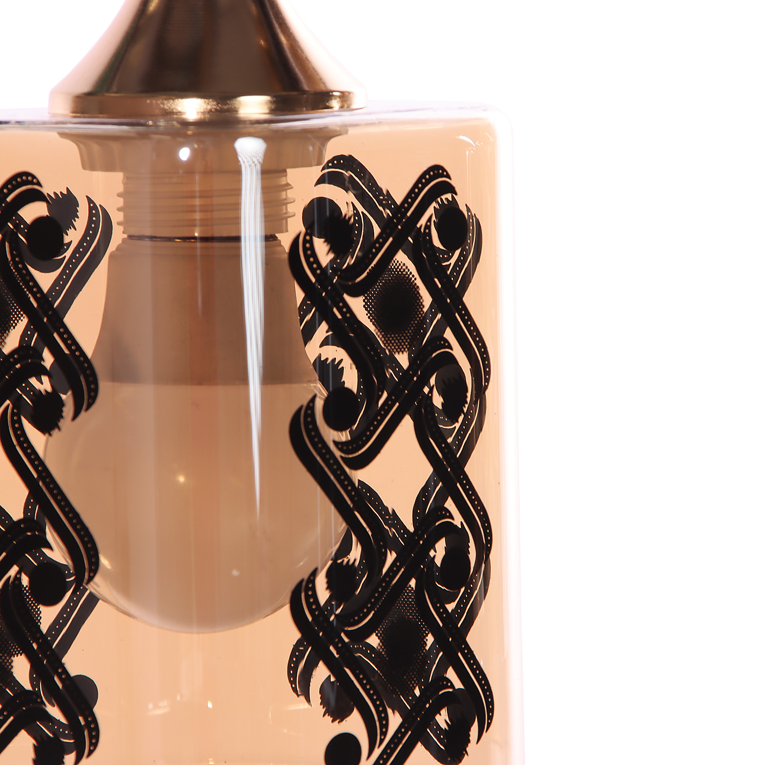 Люстра Verner Lighting A3944/2, 40 Вт, Е27, 2 лампы, черный/золото