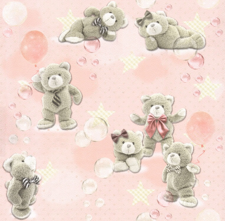 яяяОбои бумажные 9145-31 (С6К) Тедди *24 (Гомель)