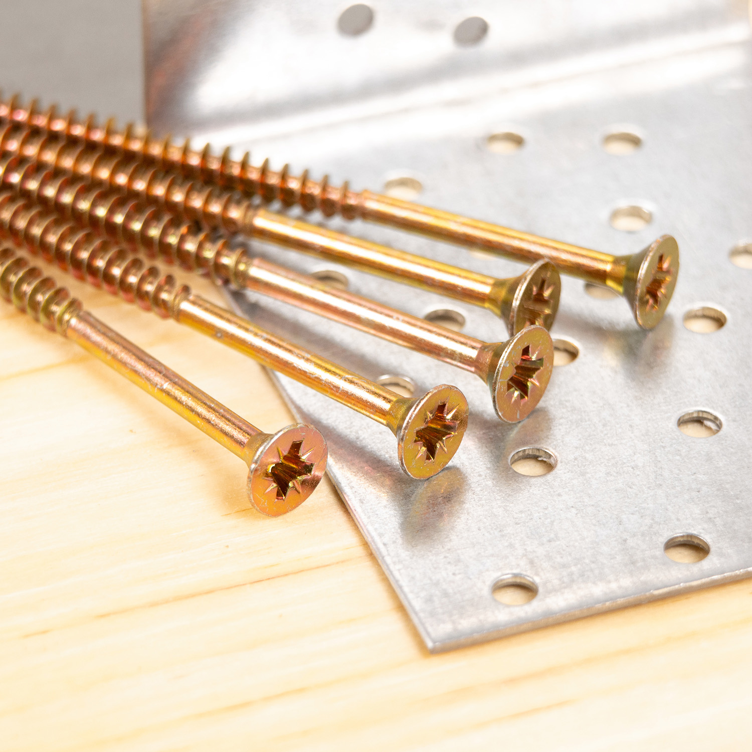 Шурупы жёлтые BROZEX пакет 6*100 (10шт) *10/100