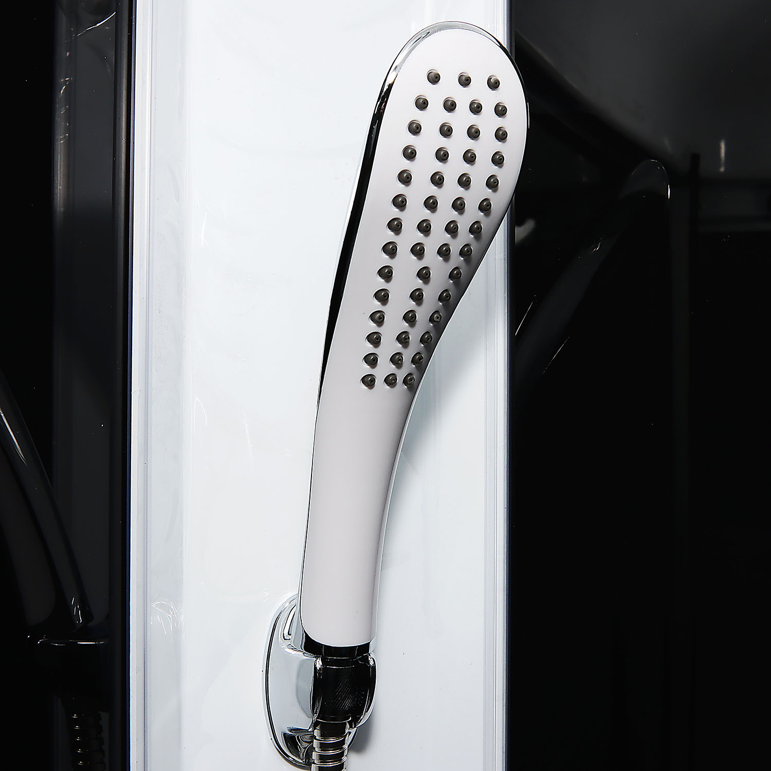 Кабина душевая "Топ 88х88 А" 1/4 круга, низ. подд., Белый, ДН4 (6 мест+сифон E410CL)