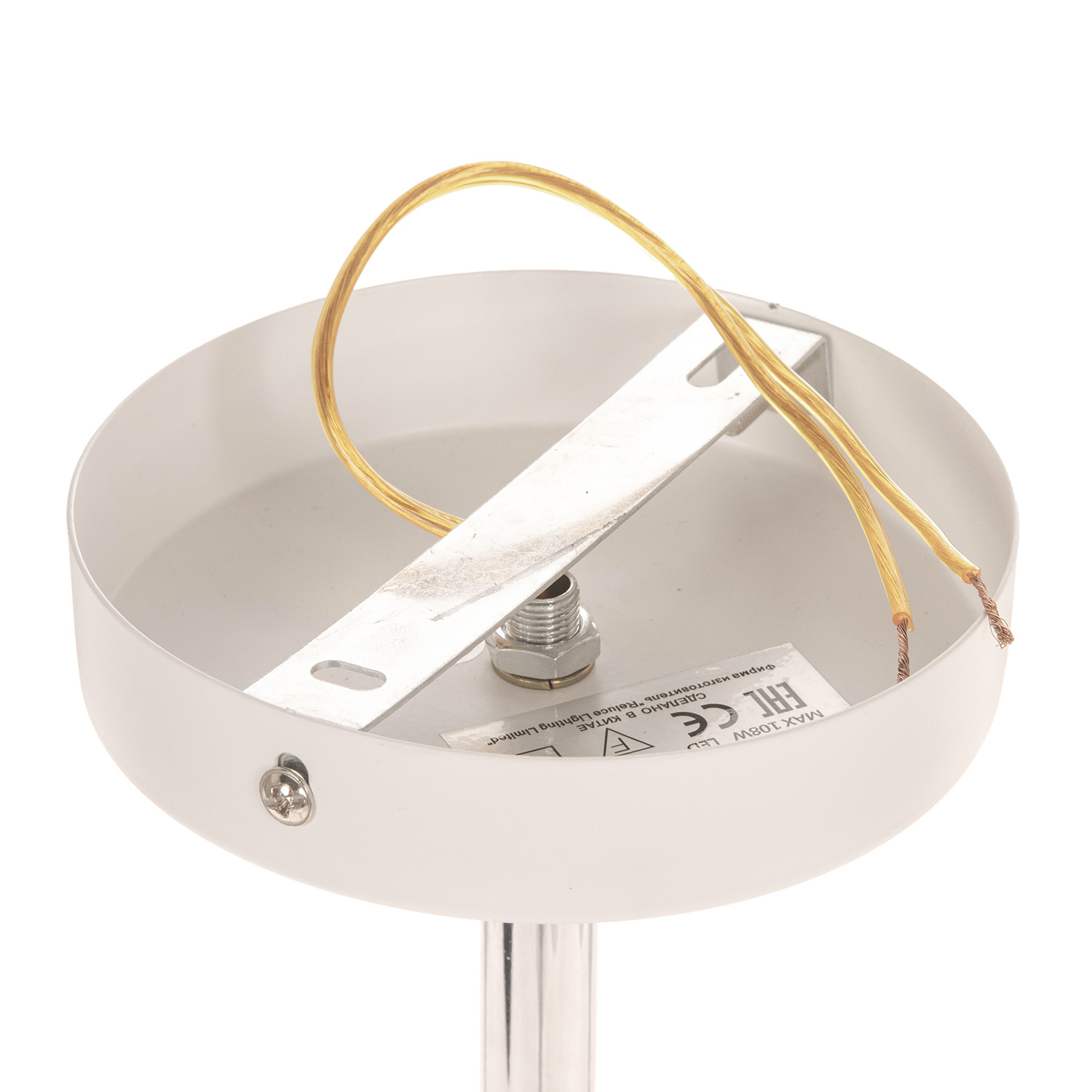 Светильник потолочный светодиодный 13246-4.3-06 Белый+Хром LED 3000-4200-6000К  S=20м2  *1