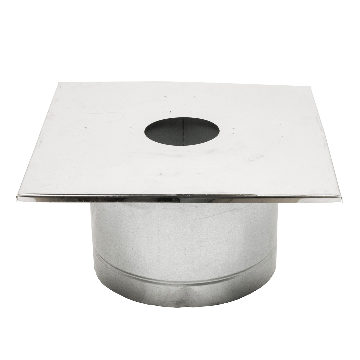 Потолочно-проходной узел ДППУ d120 Т теплый нерж.AISI430/оцин. круглый GS *1