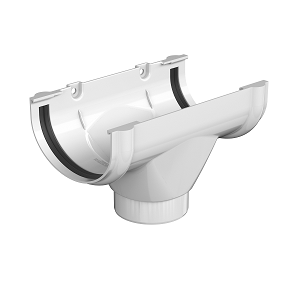 Воронка желоба 120 мм ТехноНиколь, белый