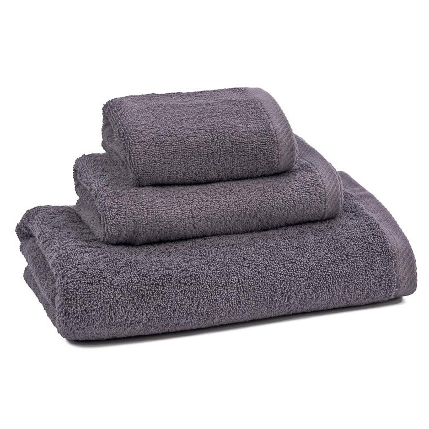 Полотенце махровое 70*130см Буржуа Нуво серый Lavander Grey 500гр/м2 Василиса *1