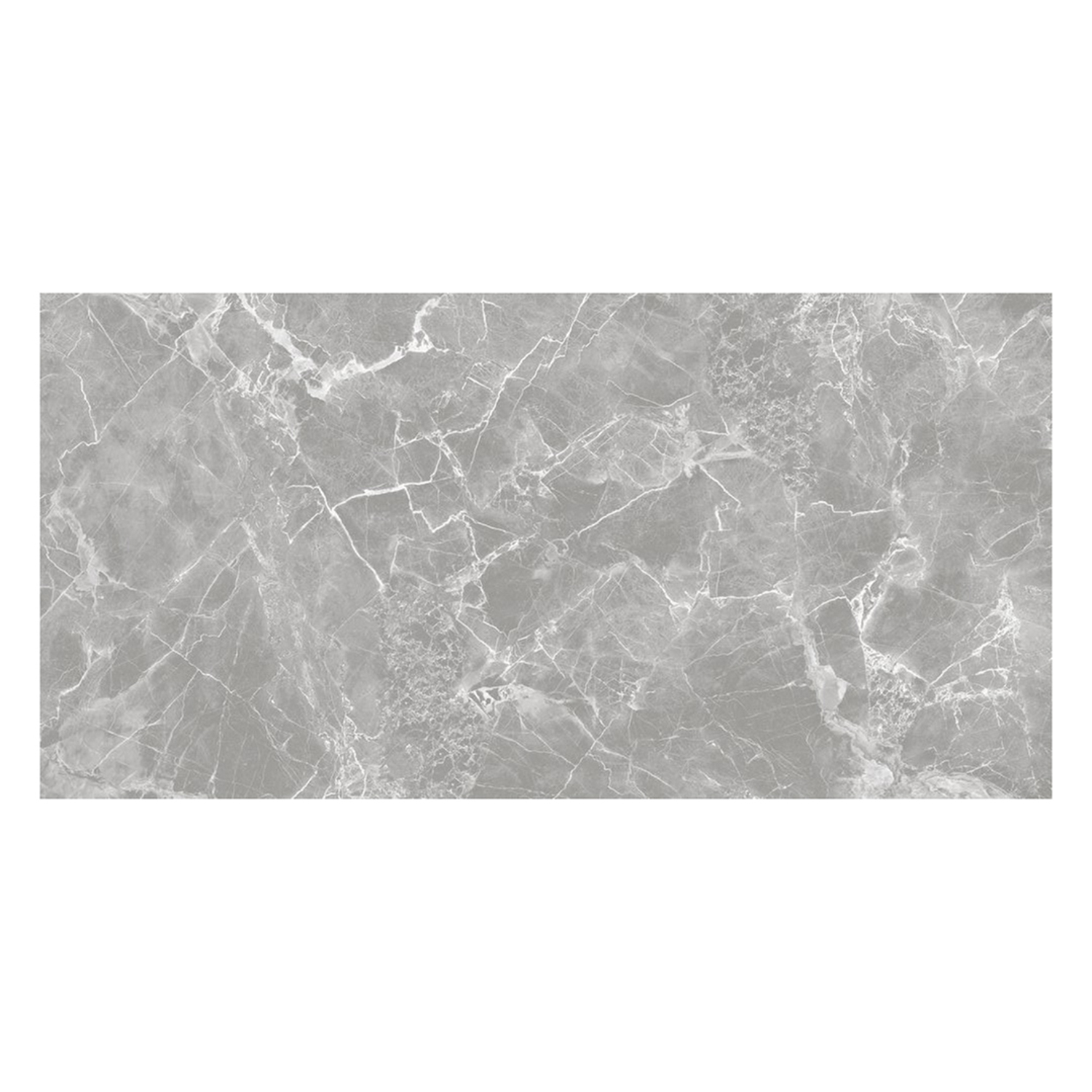 Керамогранит 1.44 м² Global Tile Solo PGT 2198, 1200x600x9 мм, полированный, серый