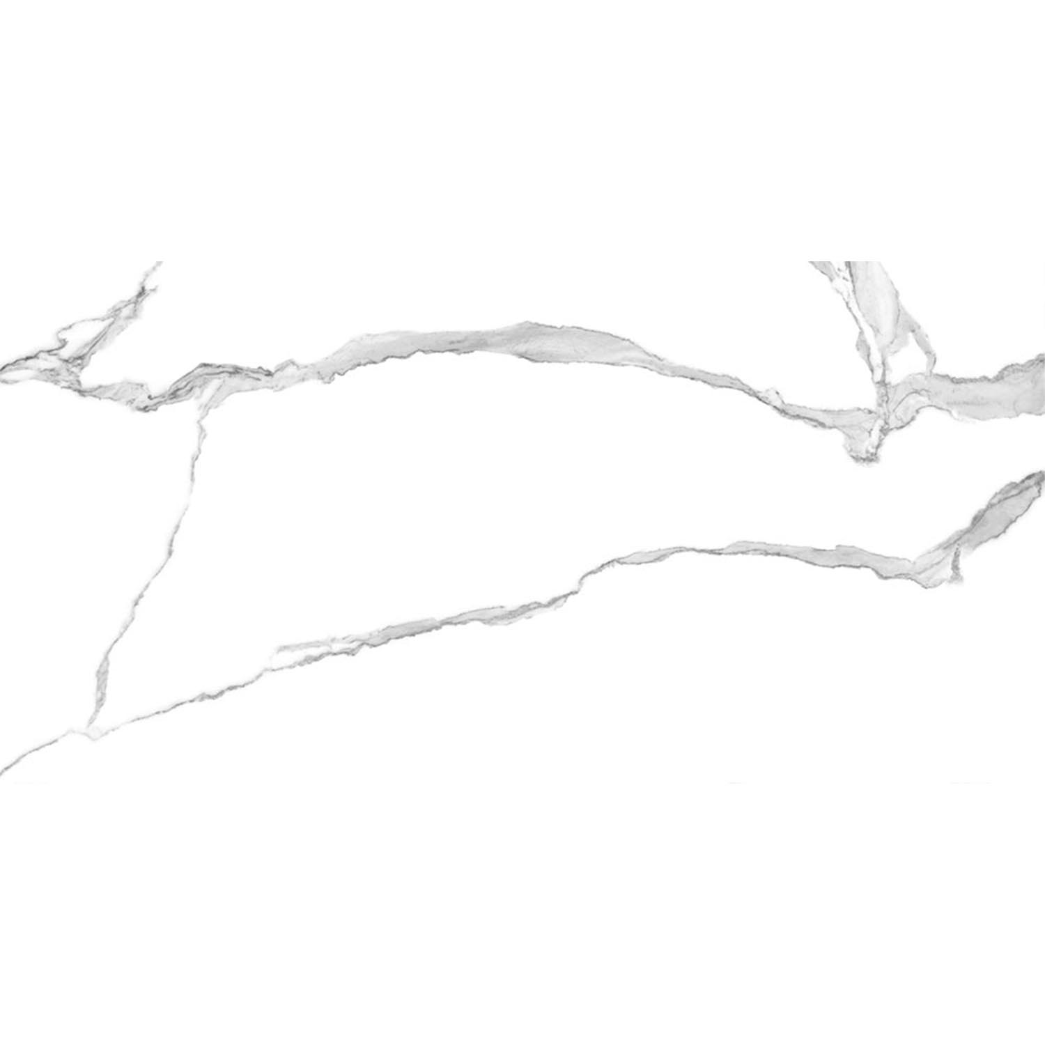 Керамогранит 1.44 м² Global Tile Anima GT120601503PR, 1200х600х9 мм, полированный, белый